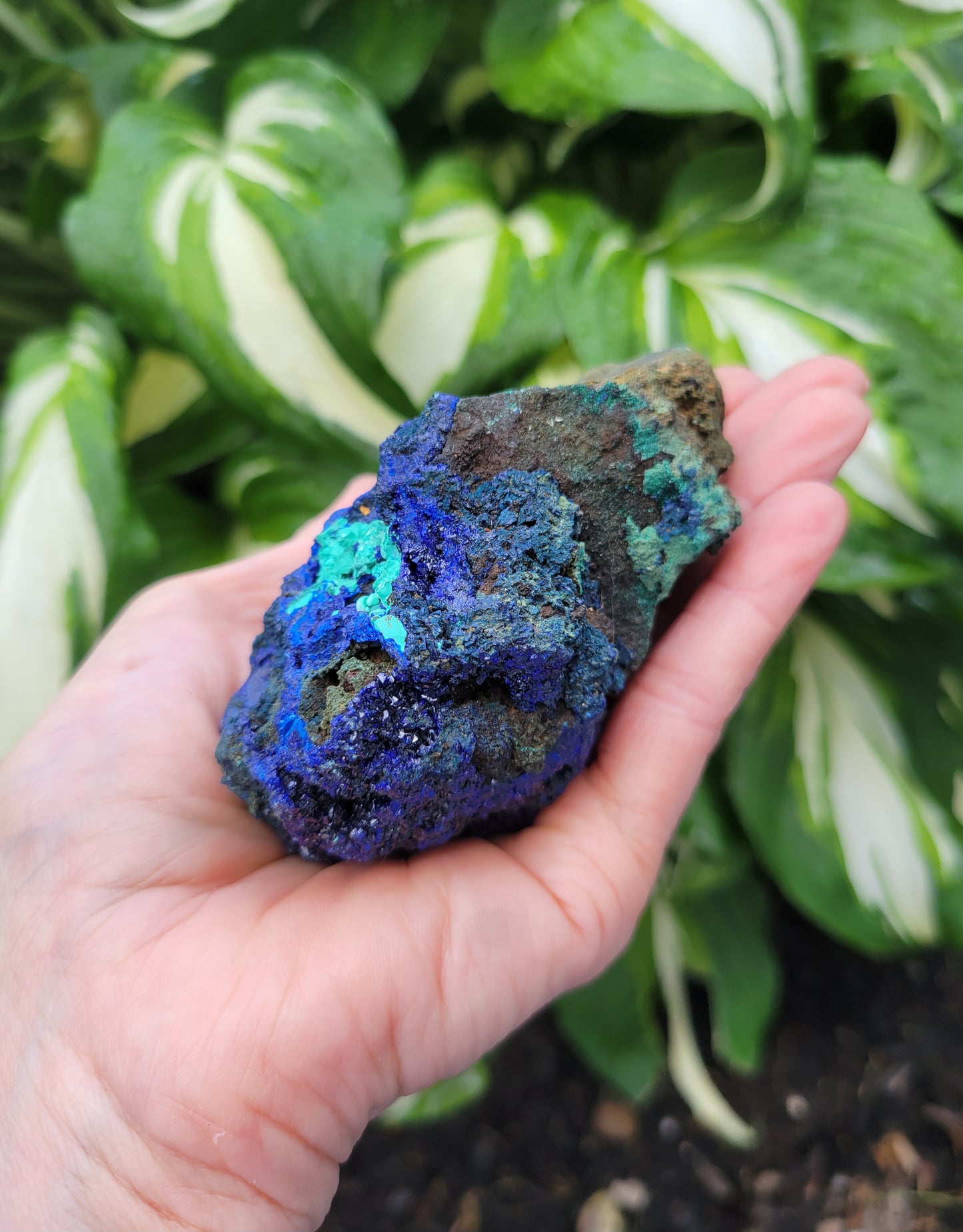 Azurite and Malachite from China