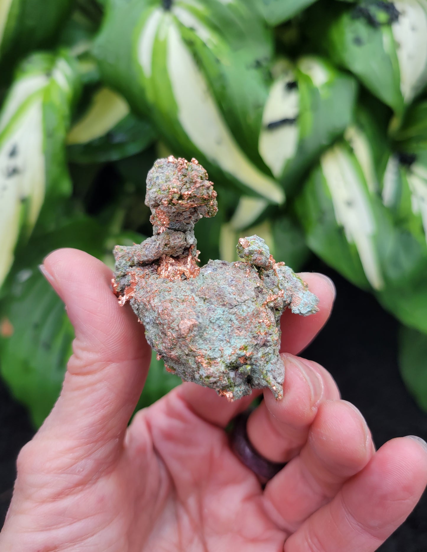 Copper Nugget from Lake Superior Copper District, Michigan
