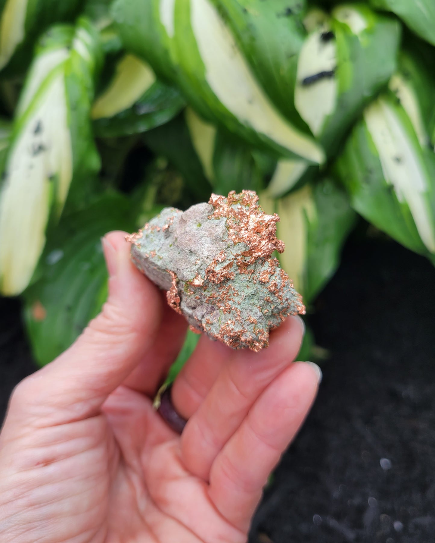 Copper Nugget from Lake Superior Copper District, Michigan