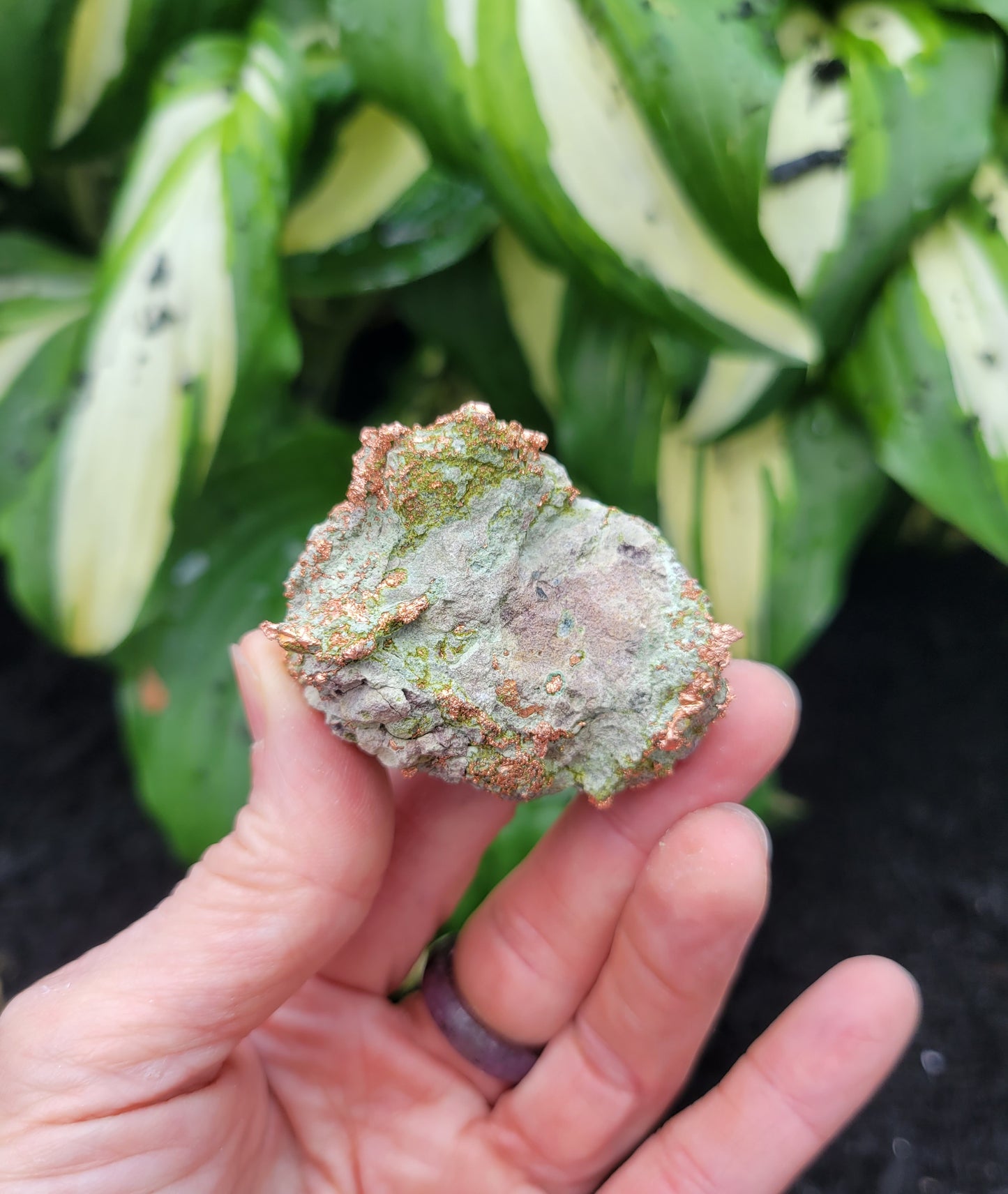 Copper Nugget from Lake Superior Copper District, Michigan