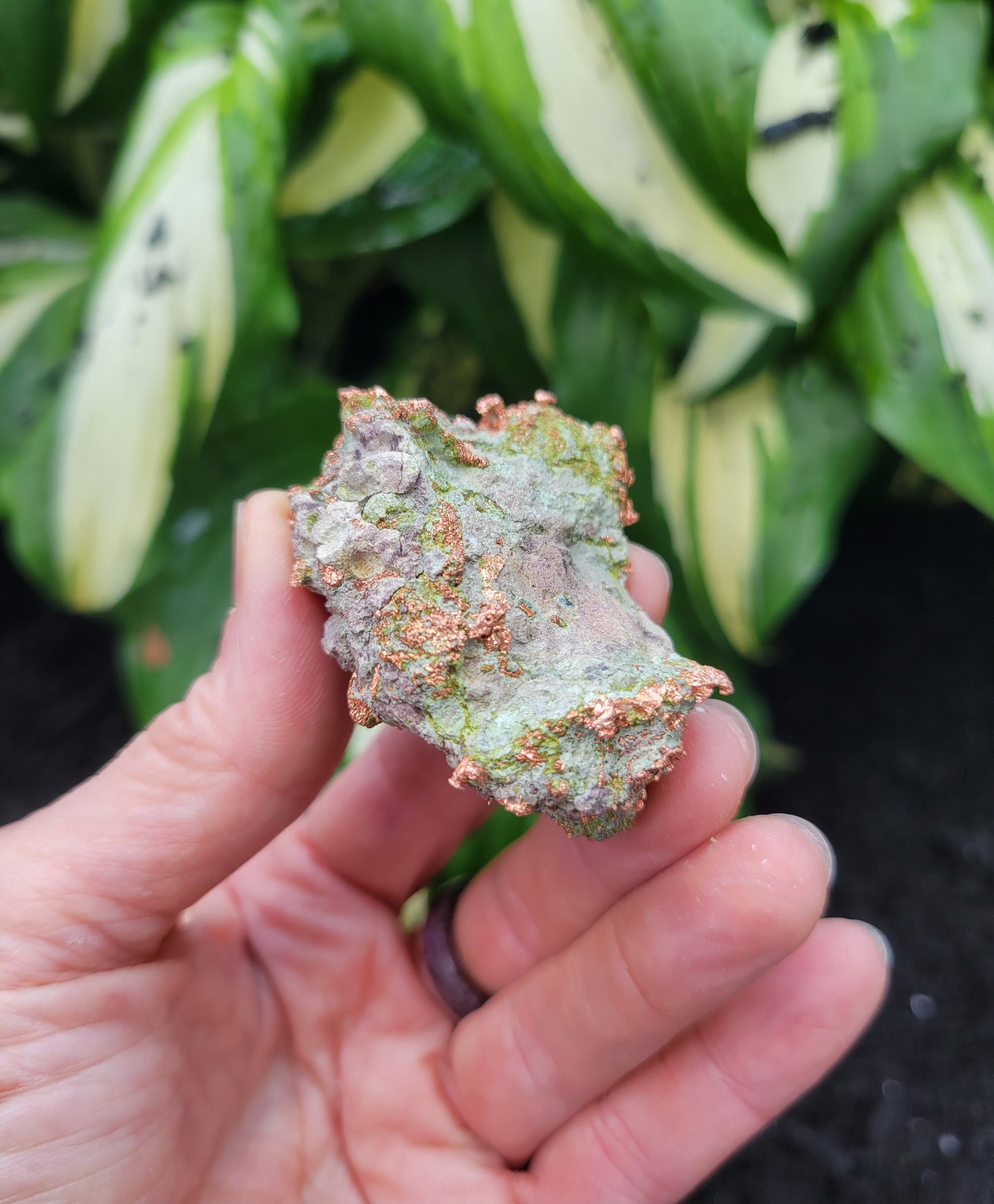 Copper Nugget from Lake Superior Copper District, Michigan