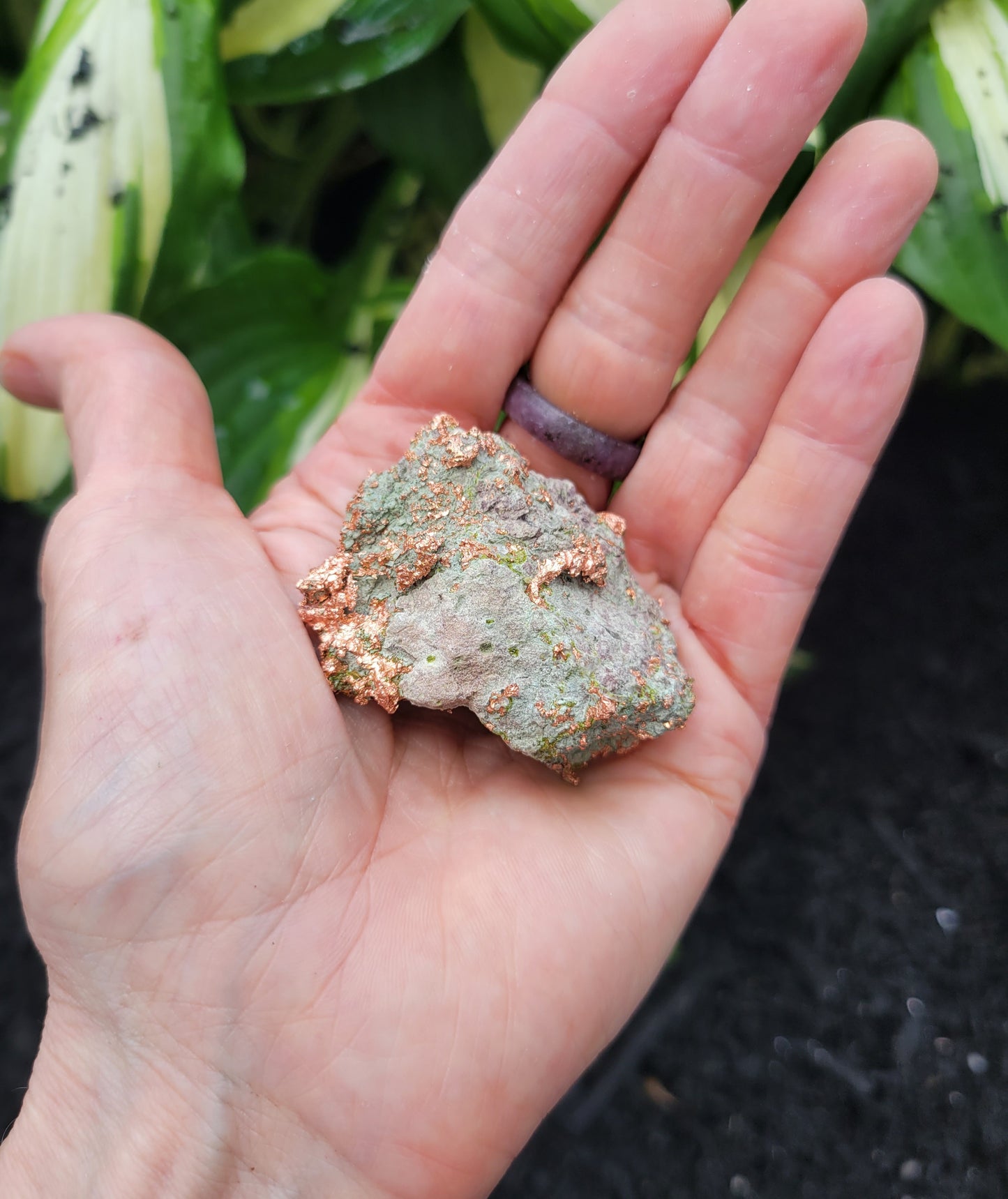 Copper Nugget from Lake Superior Copper District, Michigan