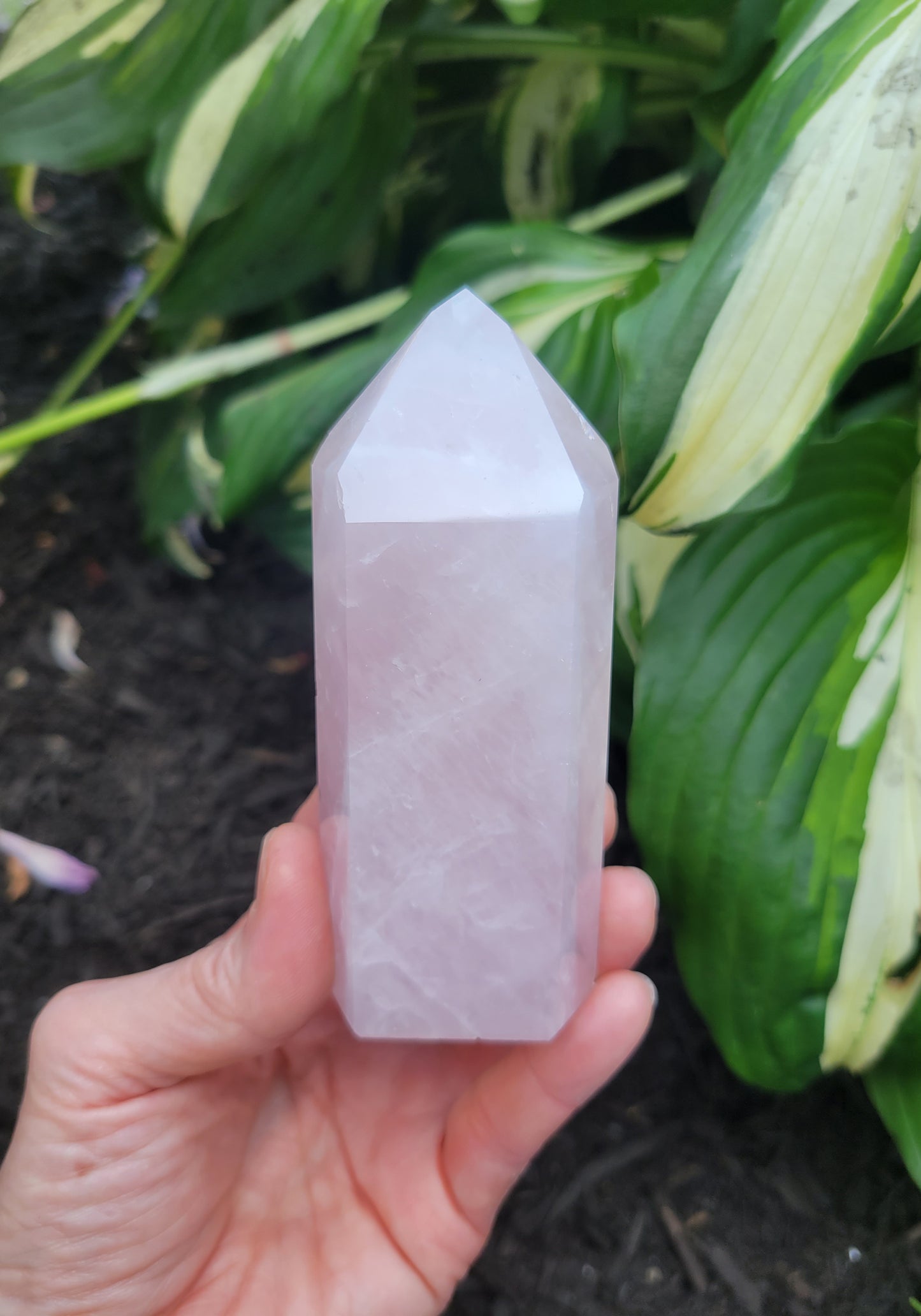 Rose Quartz Tower from Brazil