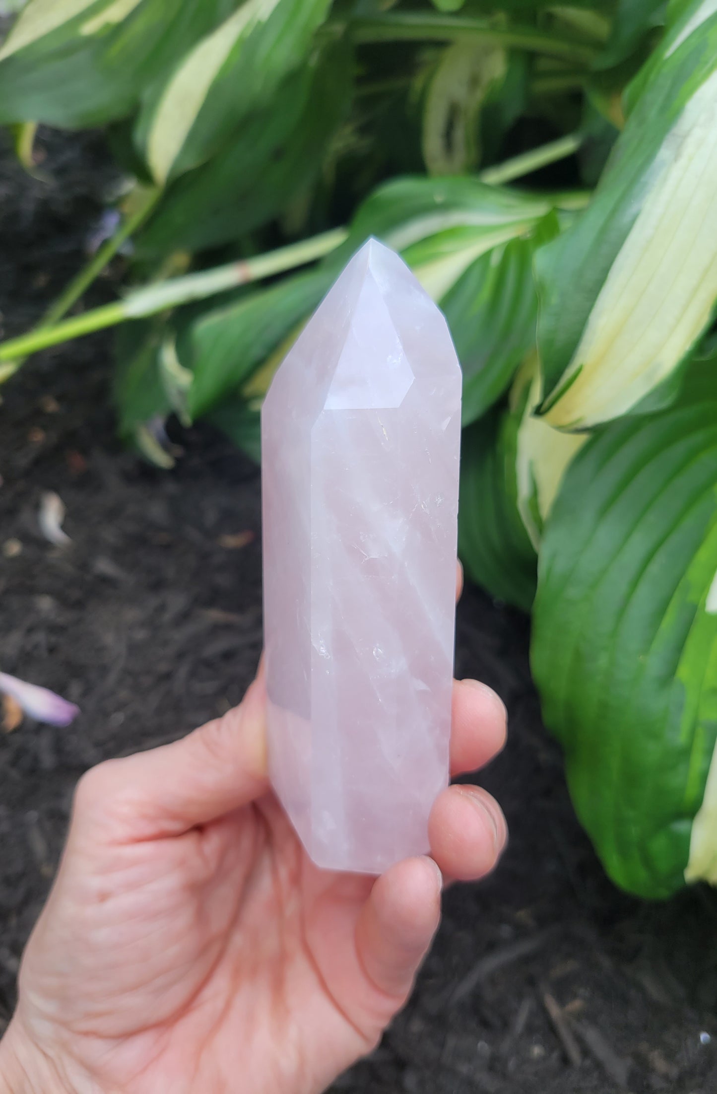 Rose Quartz Tower from Brazil