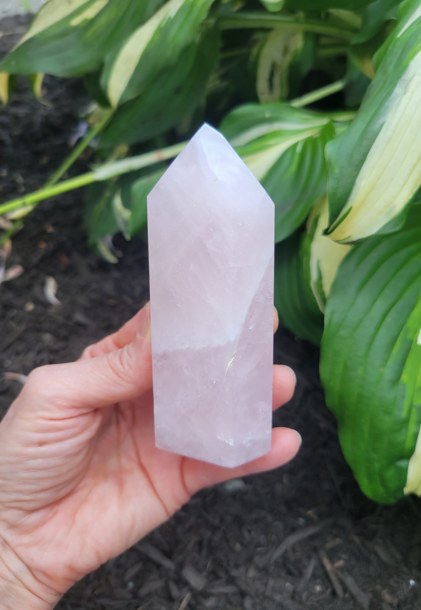 Rose Quartz Tower from Brazil