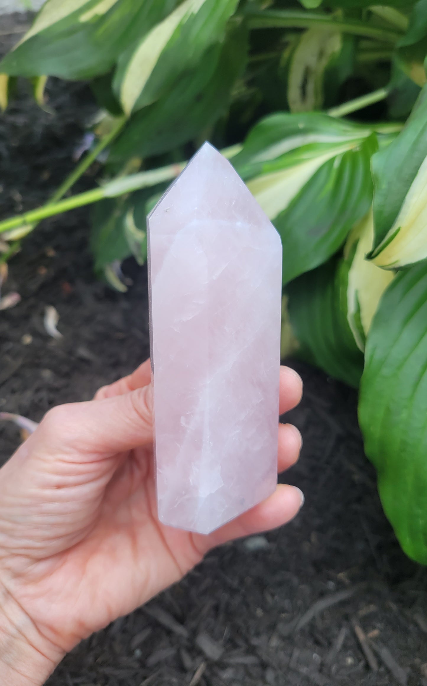 Rose Quartz Tower from Brazil