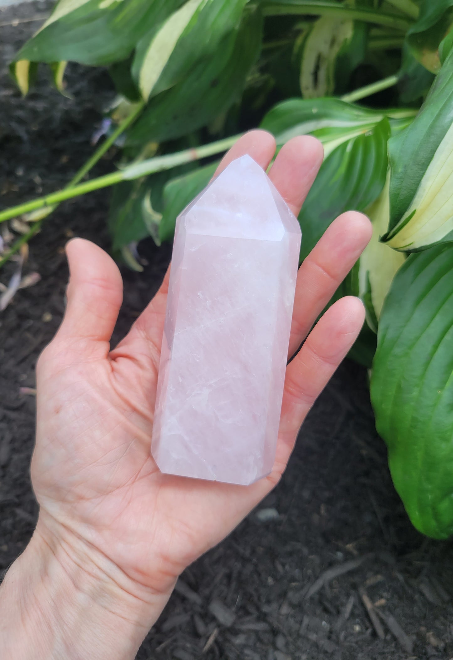 Rose Quartz Tower from Brazil