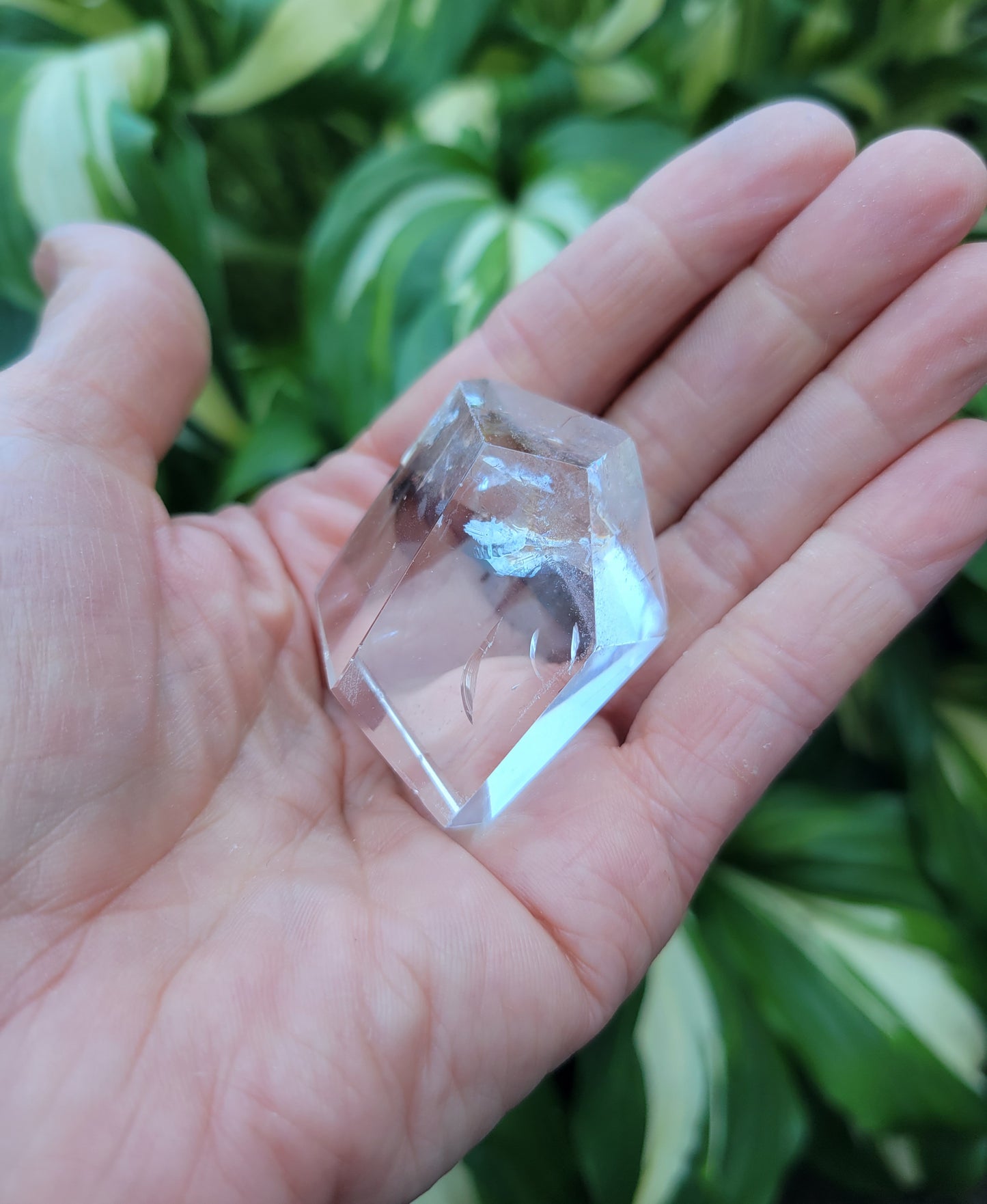 Quartz Polished Free Form Geometric Sculpture