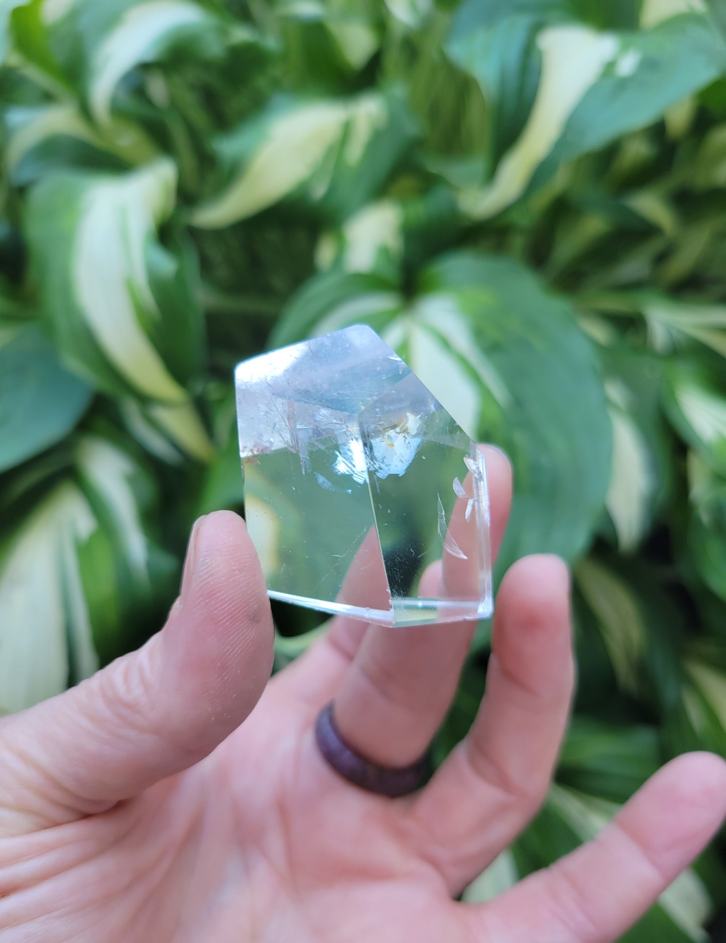 Quartz Polished Free Form Geometric Sculpture