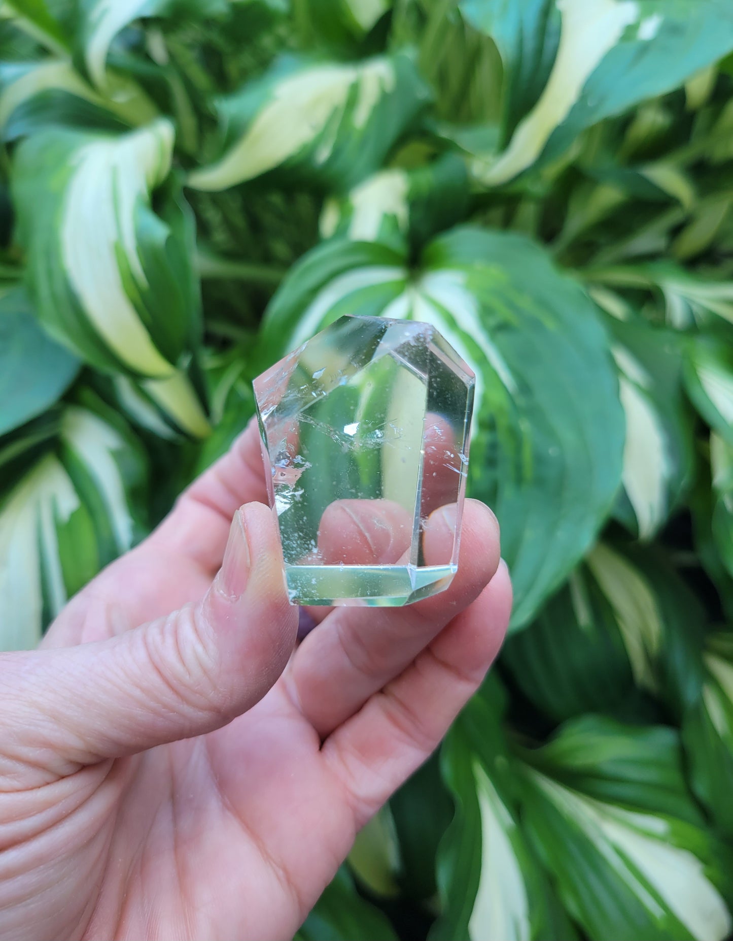 Quartz Polished Free Form Geometric Sculpture