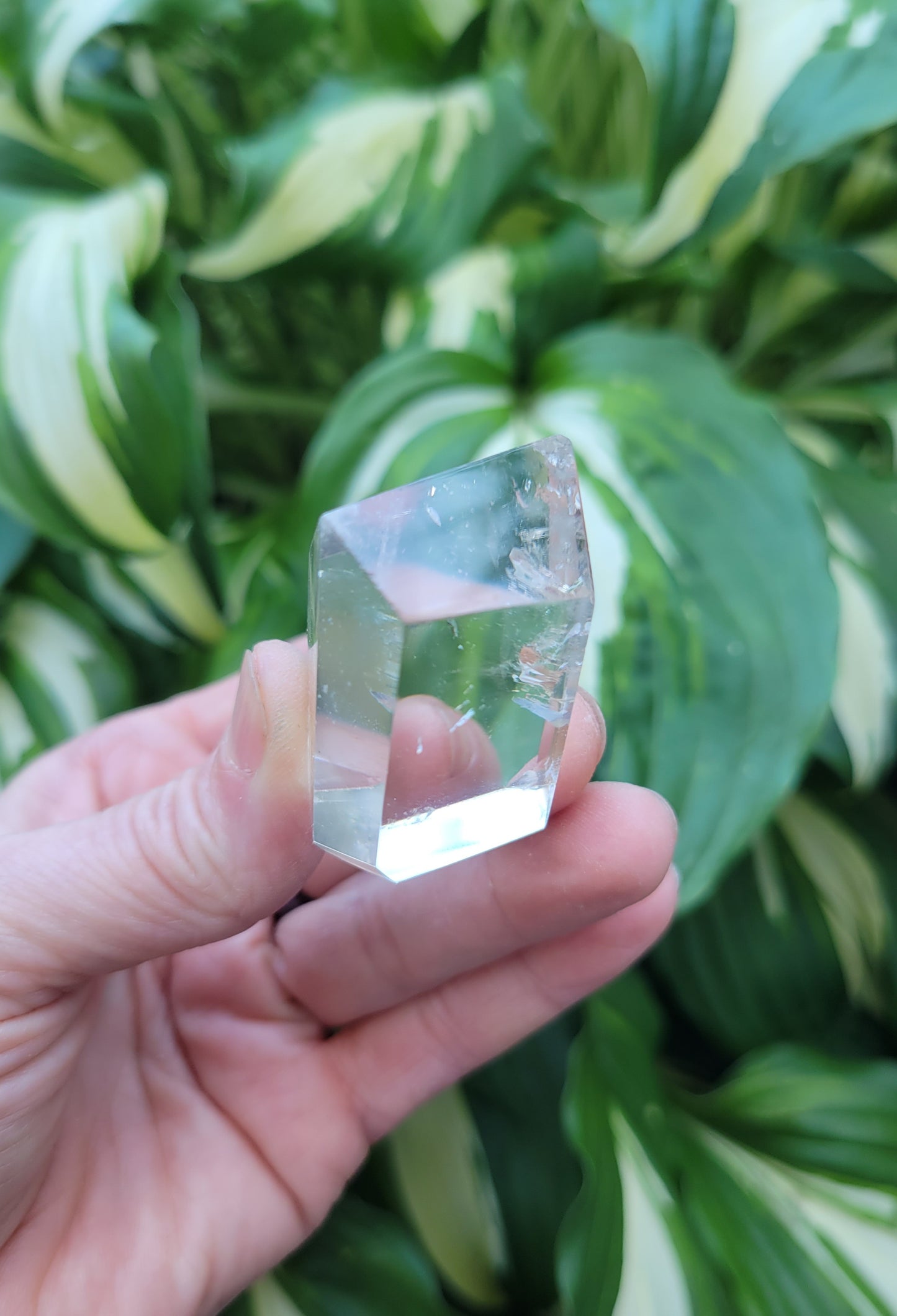 Quartz Polished Free Form Geometric Sculpture
