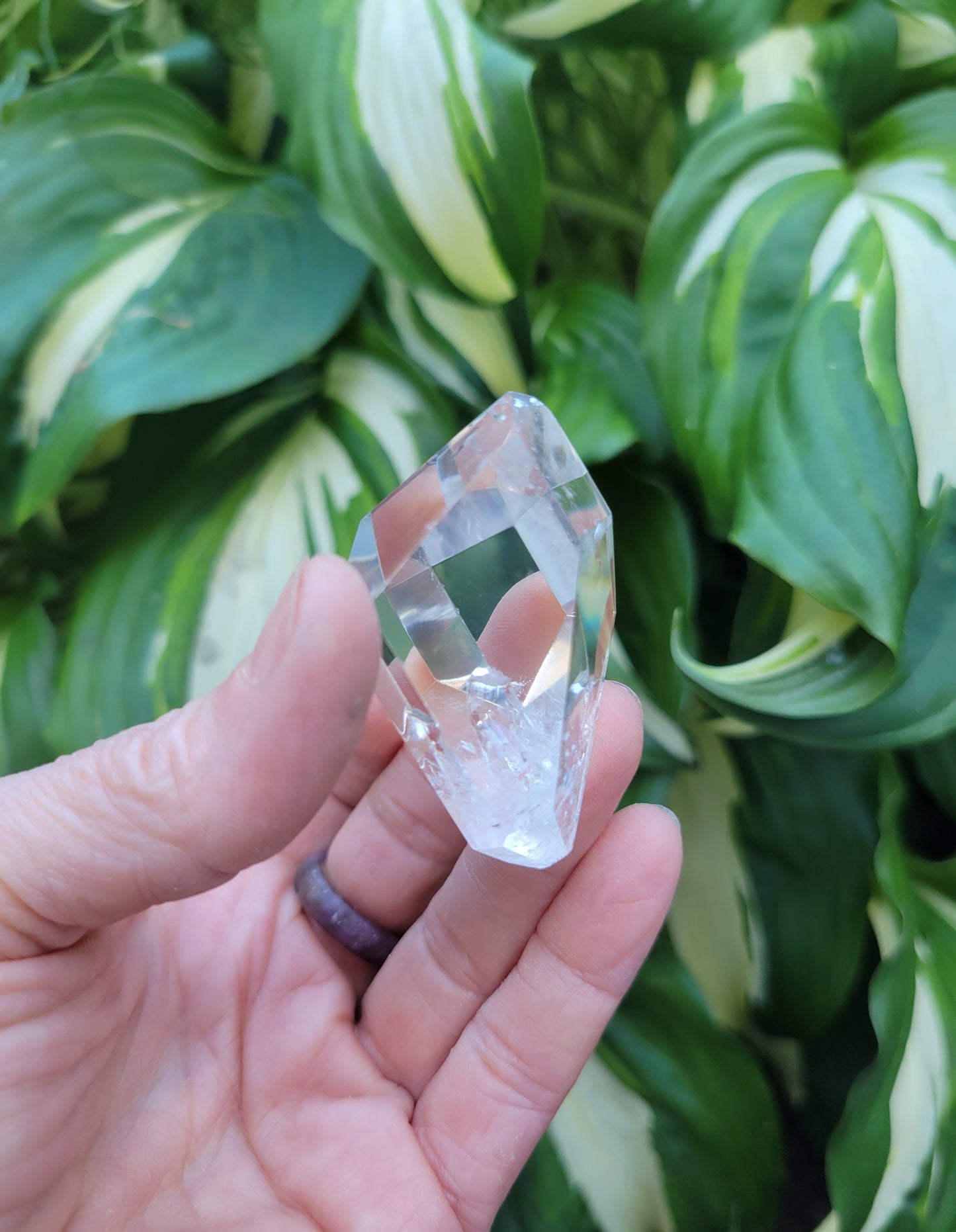 Quartz Polished Free Form Geometric Sculpture