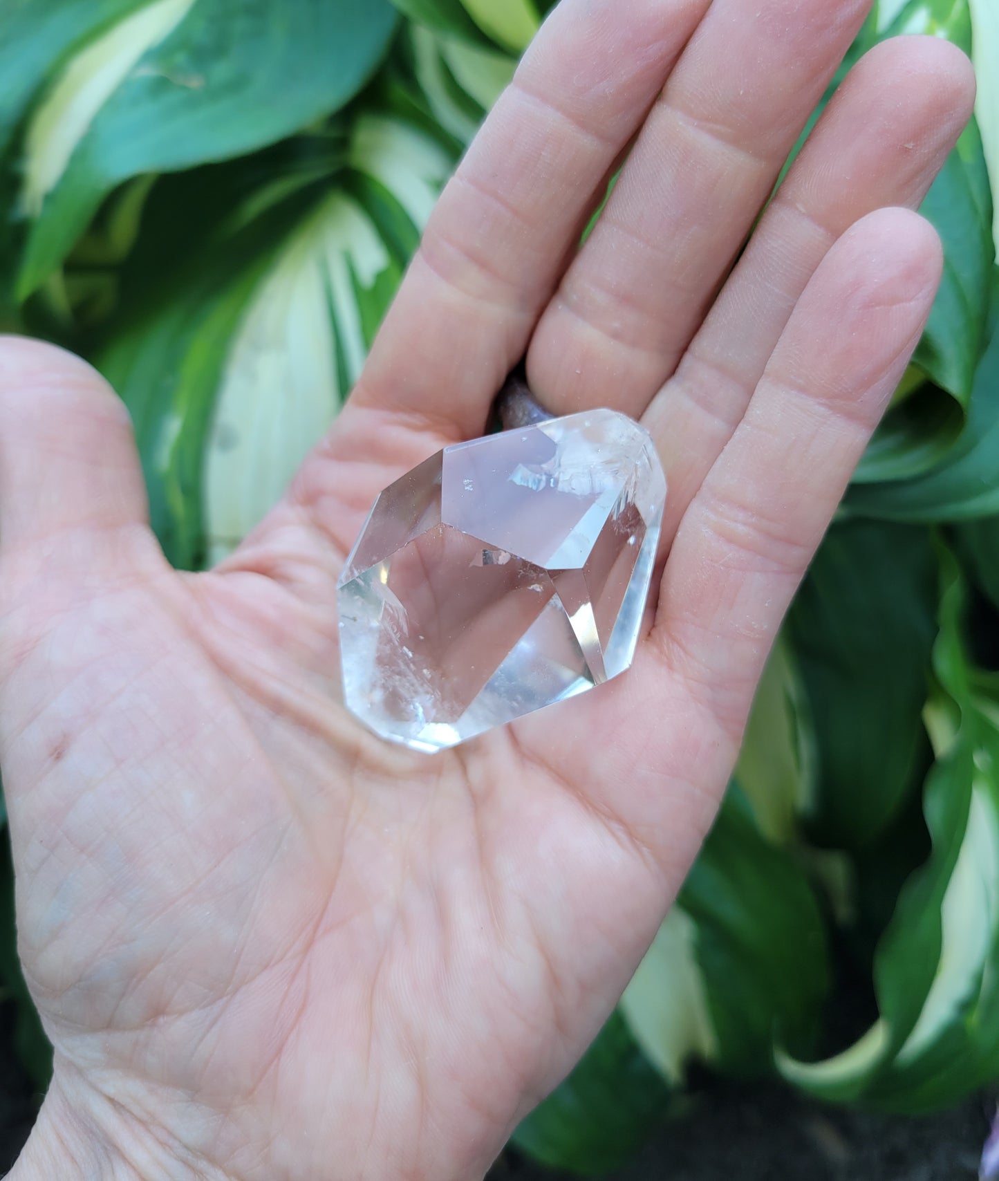 Quartz Polished Free Form Geometric Sculpture