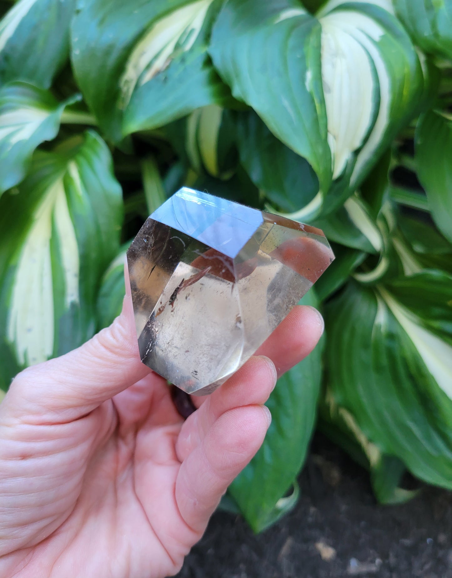 Quartz (Smokey, Polished) from Brazil