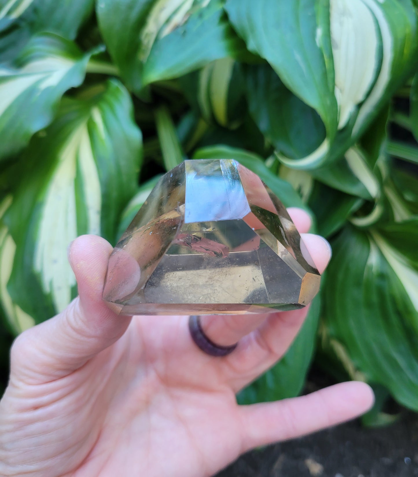 Quartz (Smokey, Polished) from Brazil