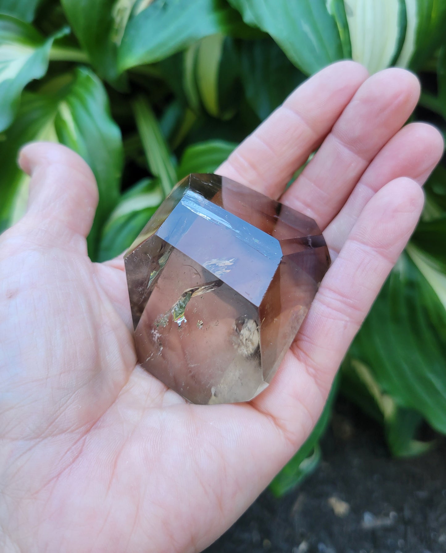 Quartz (Smokey, Polished) from Brazil