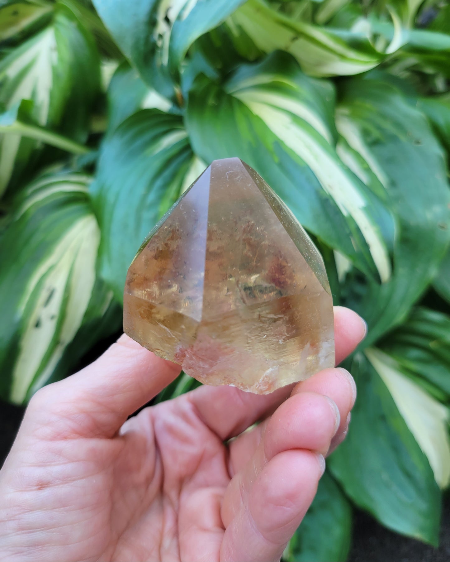 Citrine with Phantoms from Diamantina, Brazil