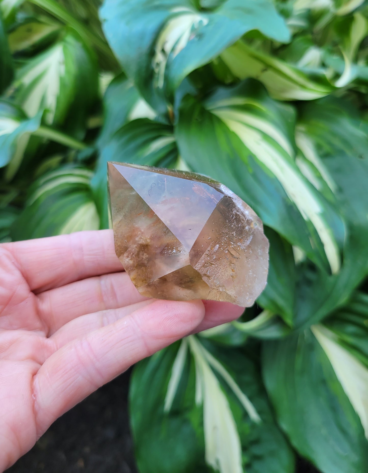 Citrine from Diamantina, Brazil (W 2 1/8 X D 1 3/4 X H 1 3/8 inches, 115 grams)