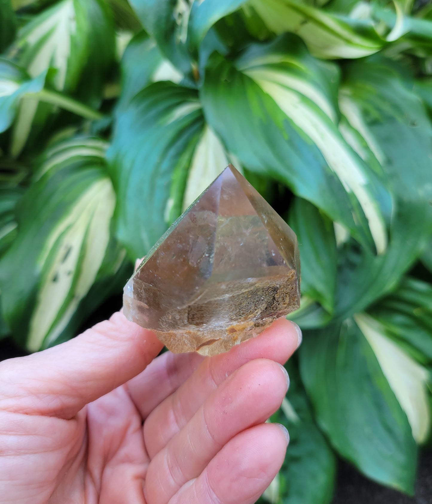Citrine from Diamantina, Brazil (W 2 1/8 X D 1 3/4 X H 1 3/8 inches, 115 grams)