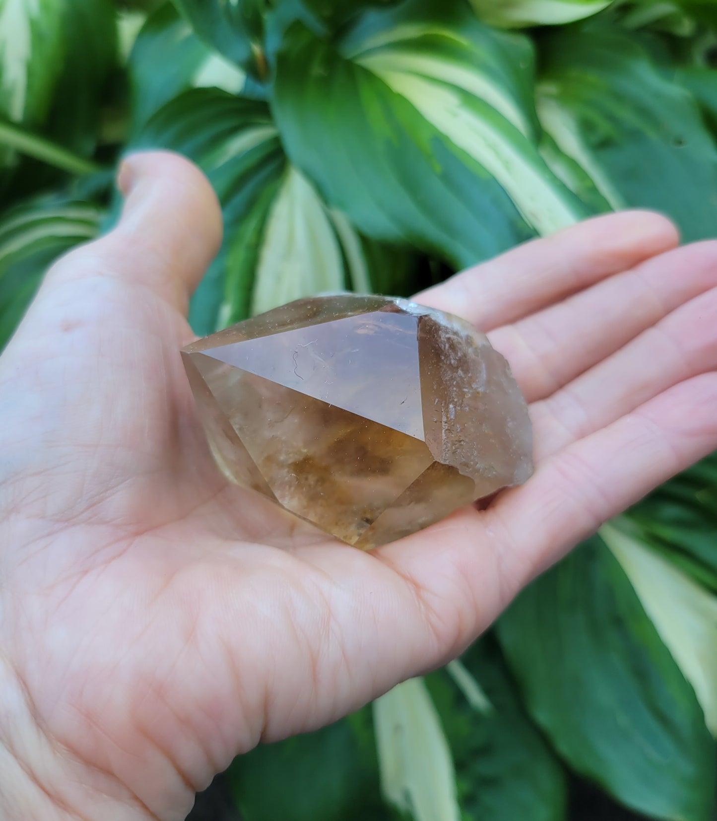 Citrine from Diamantina, Brazil (W 2 1/8 X D 1 3/4 X H 1 3/8 inches, 115 grams)