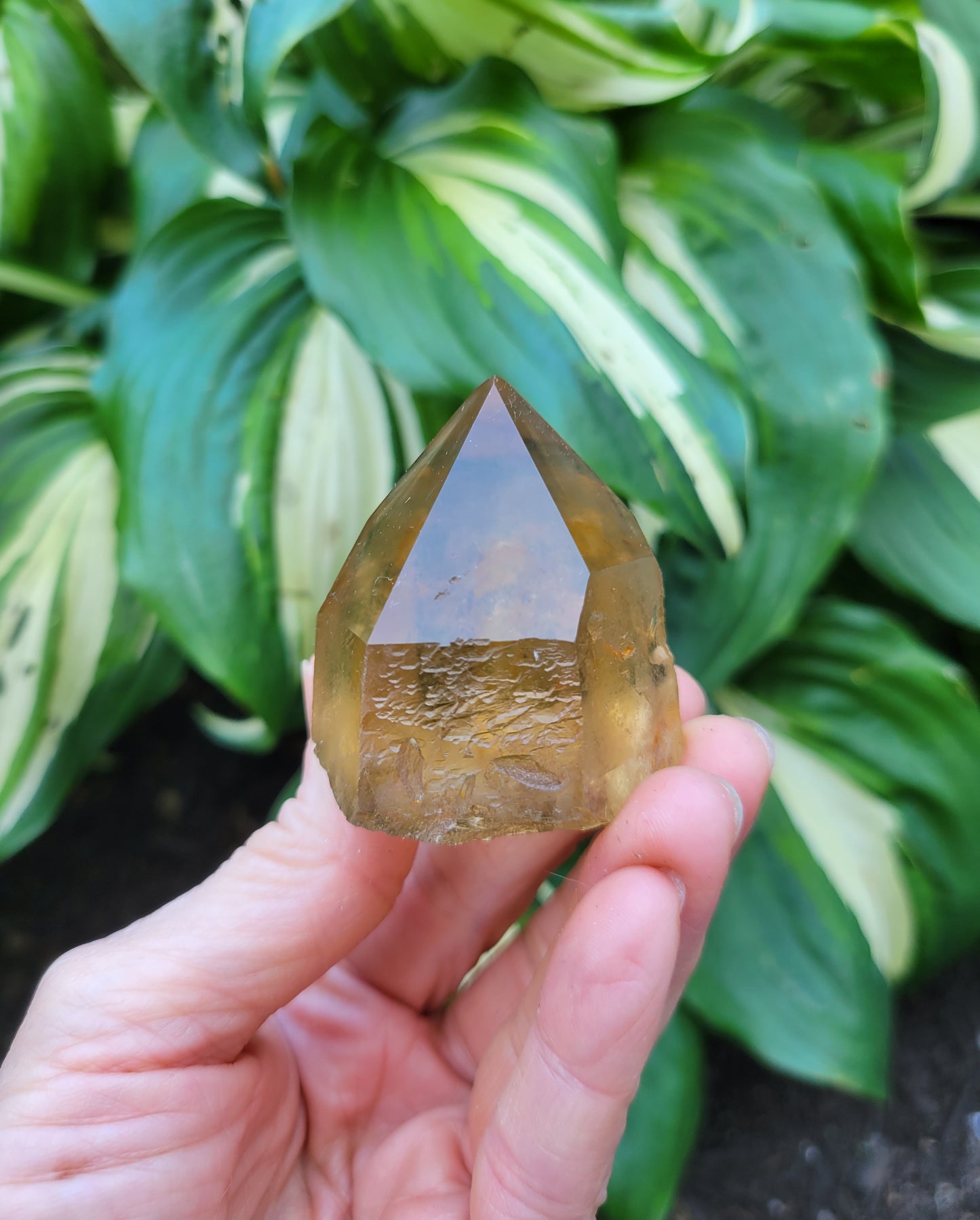 Citrine from Diamantina, Brazil (W 1 3/4 X D 1 1/2 X H 1 5/8 inches, 90 grams)