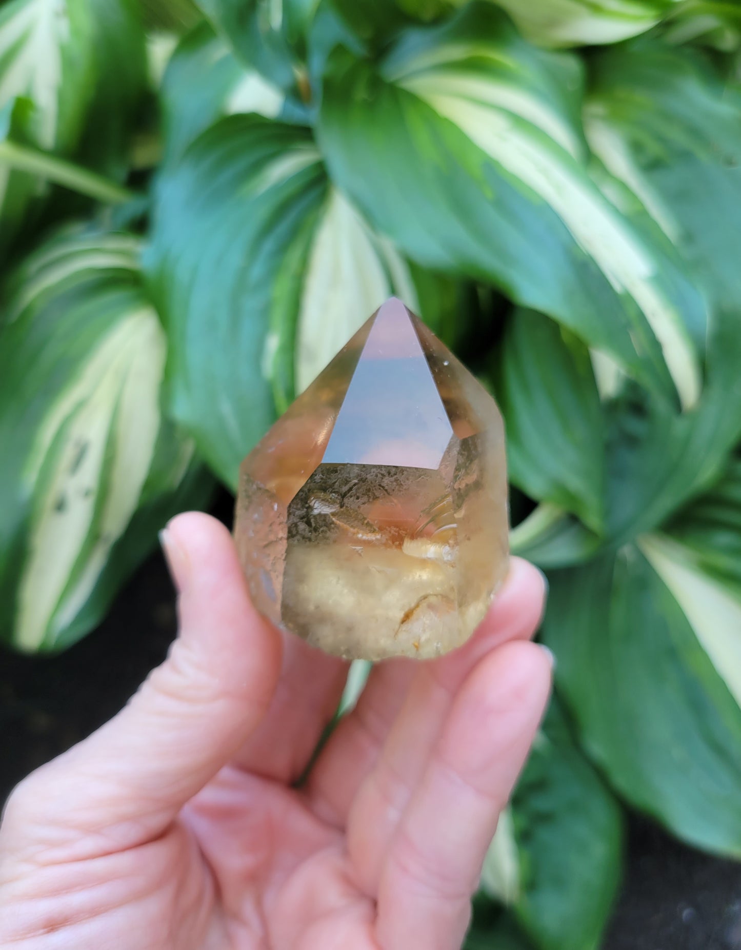 Citrine from Diamantina, Brazil (W 1 3/4 X D 1 1/2 X H 1 5/8 inches, 90 grams)