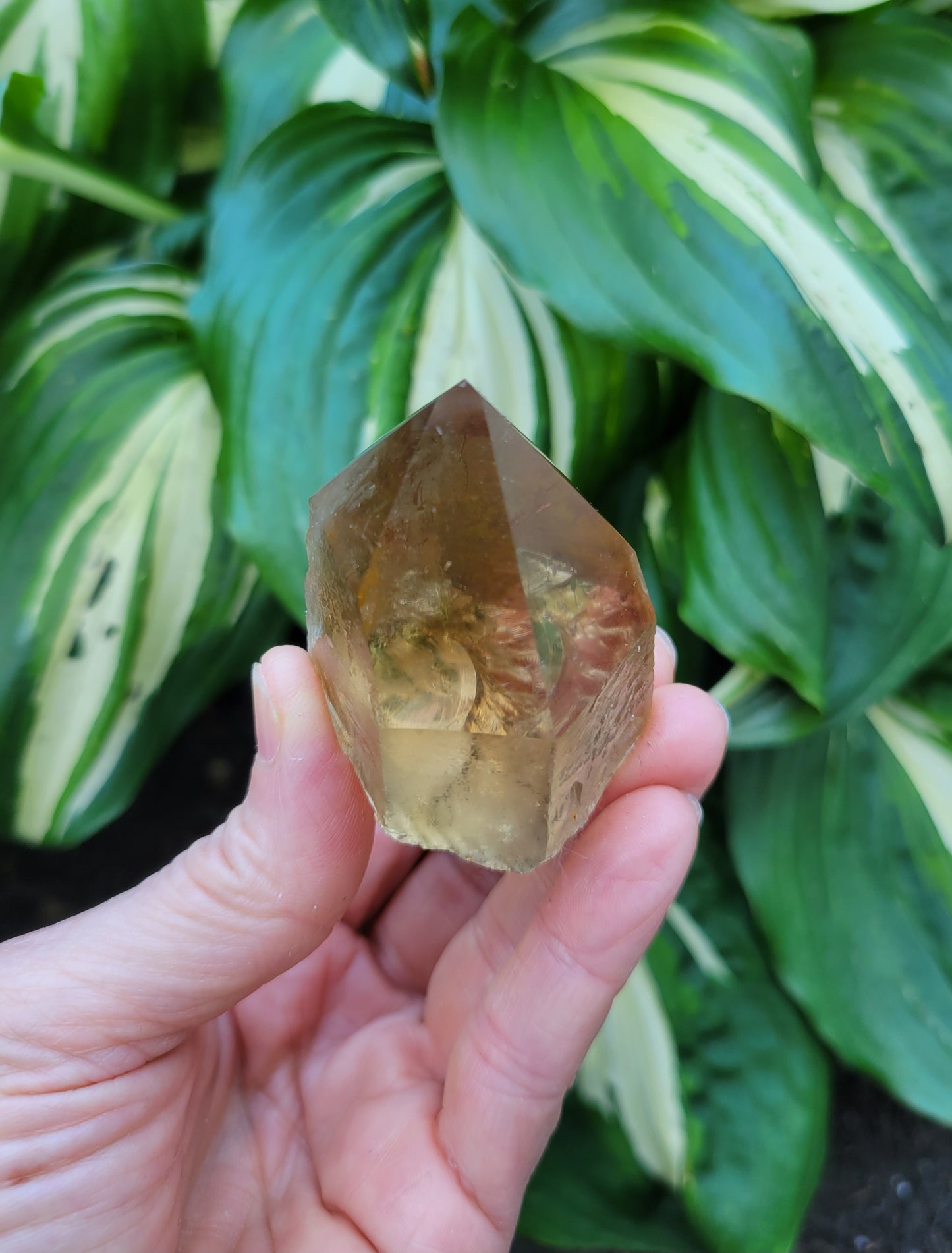 Citrine from Diamantina, Brazil (W 1 3/4 X D 1 1/2 X H 1 5/8 inches, 90 grams)