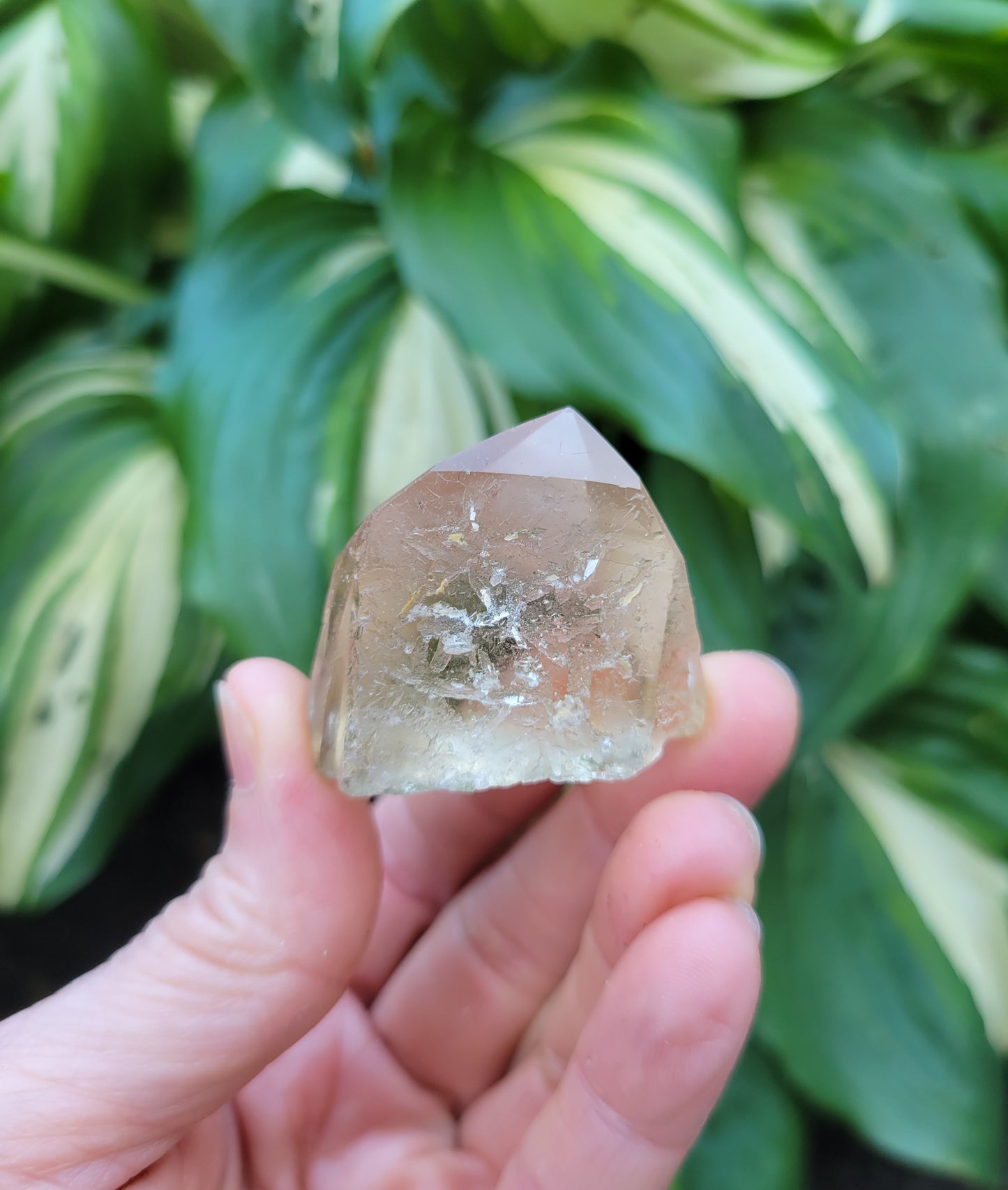 Citrine from Diamantina, Brazil (W 1 1/2 X D 7/8 X H 1 1/4 inches, 35 grams)