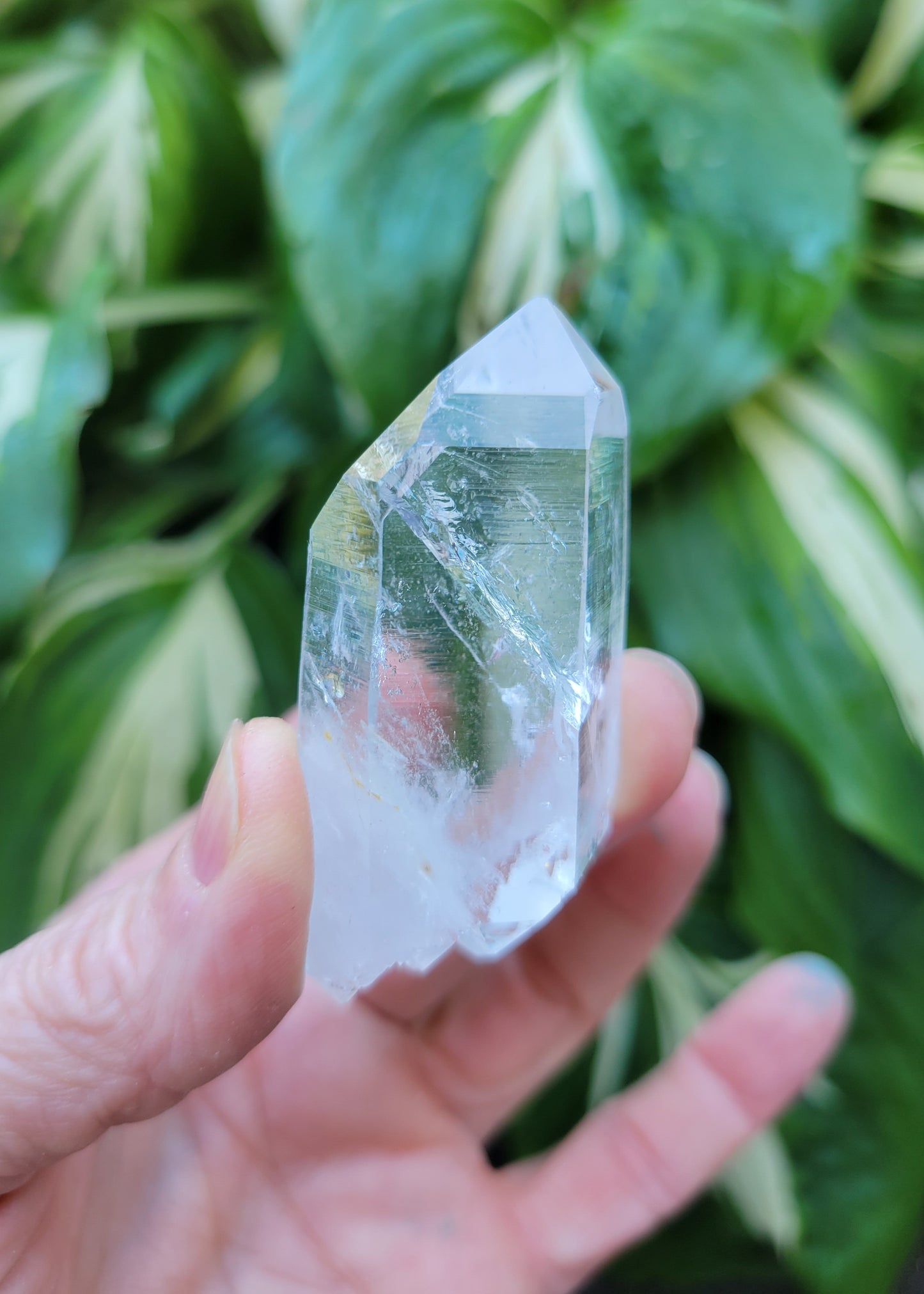 Quartz, Double Terminated from Colombia (W 1 1/8 X D 3/4 X L 2 1/4 inches)