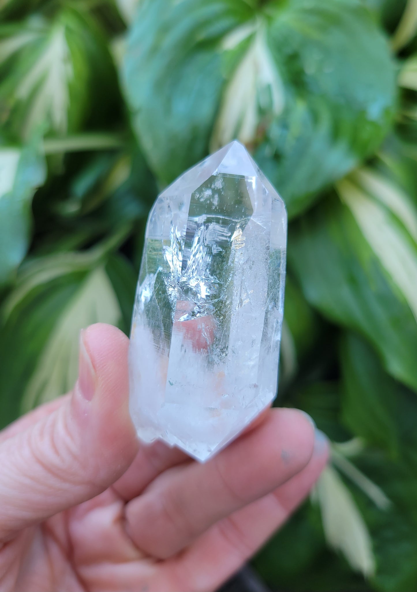 Quartz, Double Terminated from Colombia (W 1 1/8 X D 3/4 X L 2 1/4 inches)