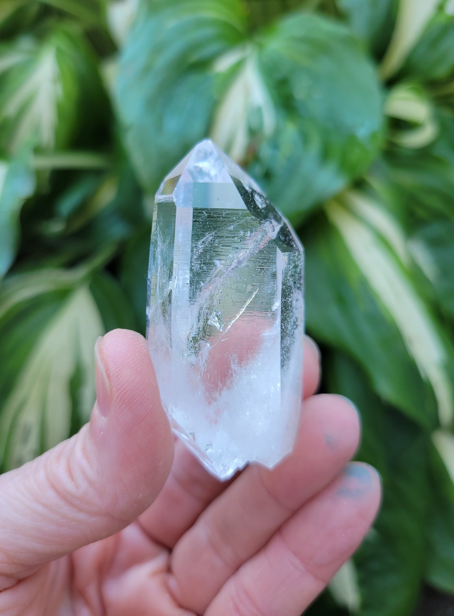 Quartz, Double Terminated from Colombia (W 1 1/8 X D 3/4 X L 2 1/4 inches)