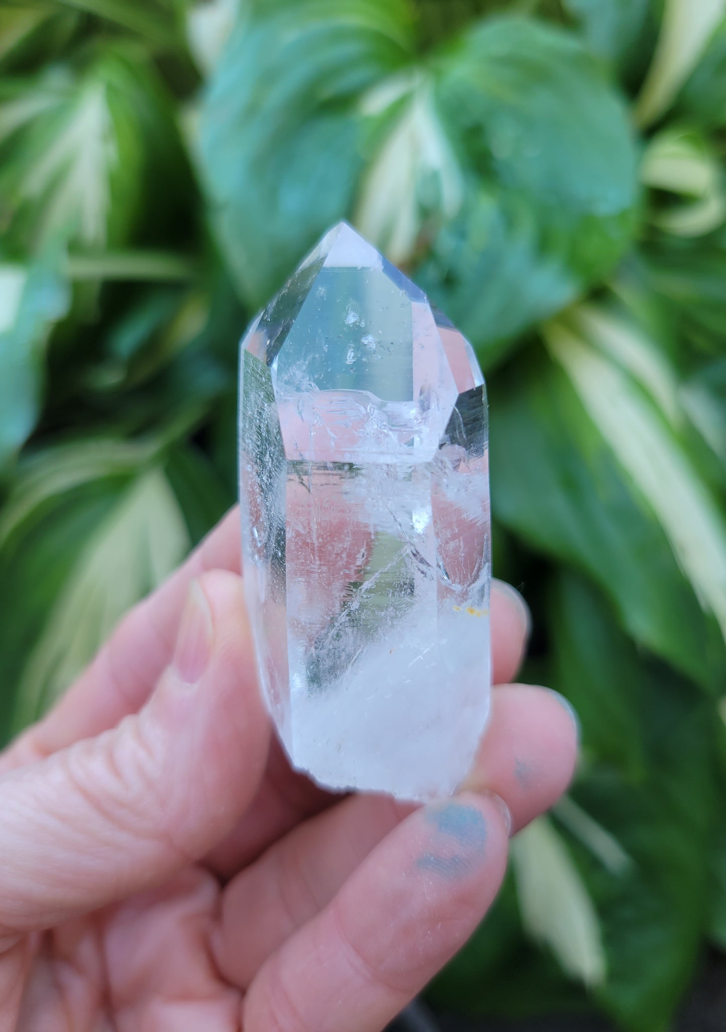 Quartz, Double Terminated from Colombia (W 1 1/8 X D 3/4 X L 2 1/4 inches)