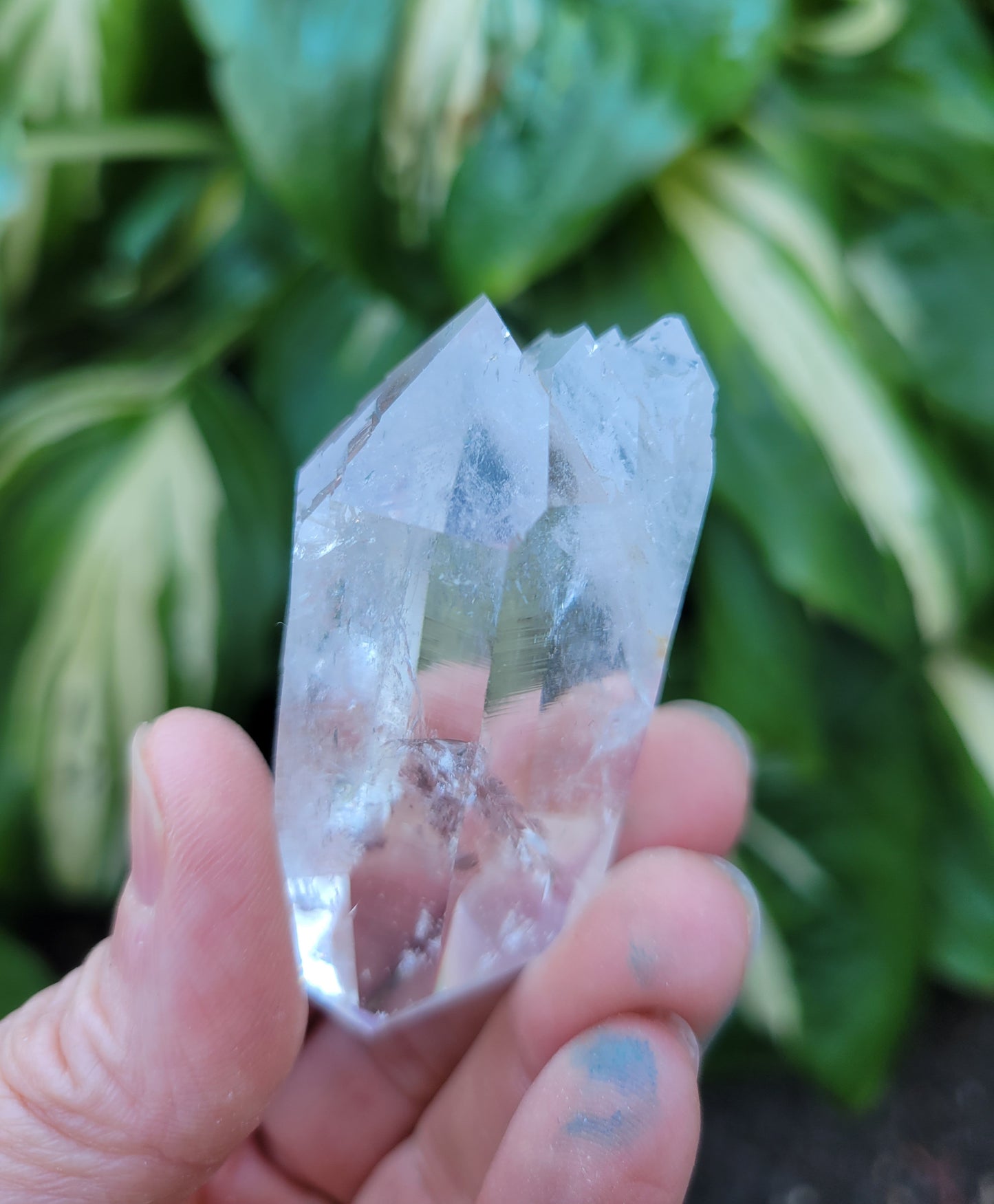 Quartz, Double Terminated from Colombia (W 1 1/8 X D 3/4 X L 2 1/4 inches)