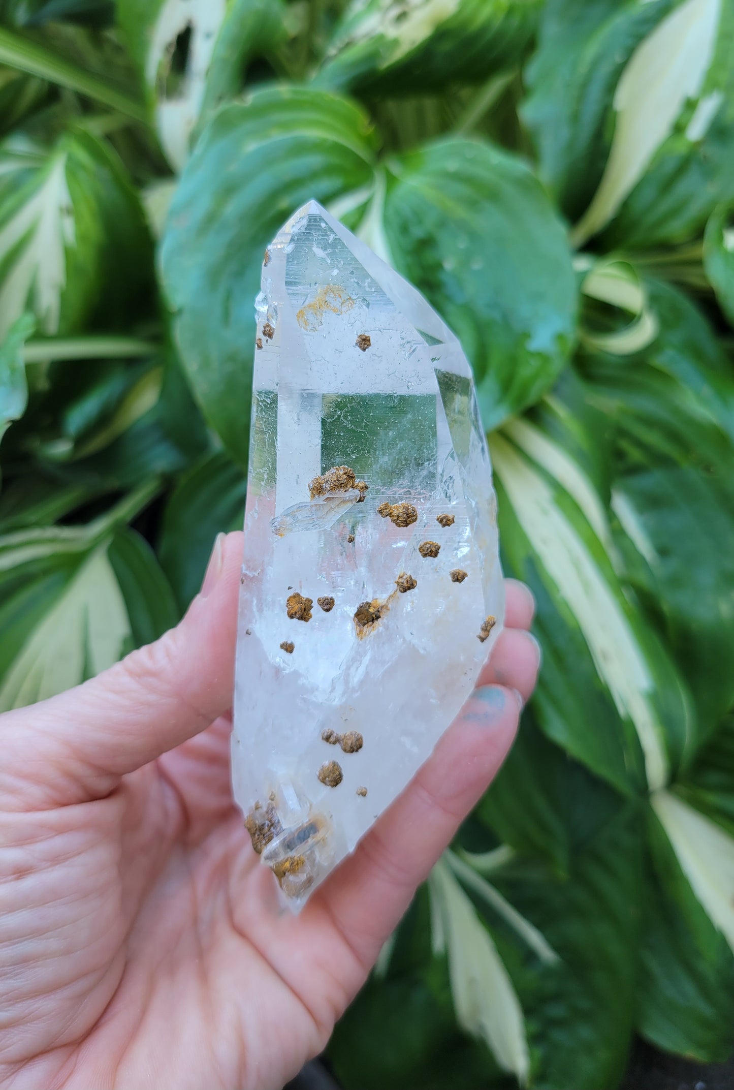 Quartz with Limonite from Santander, Colombia