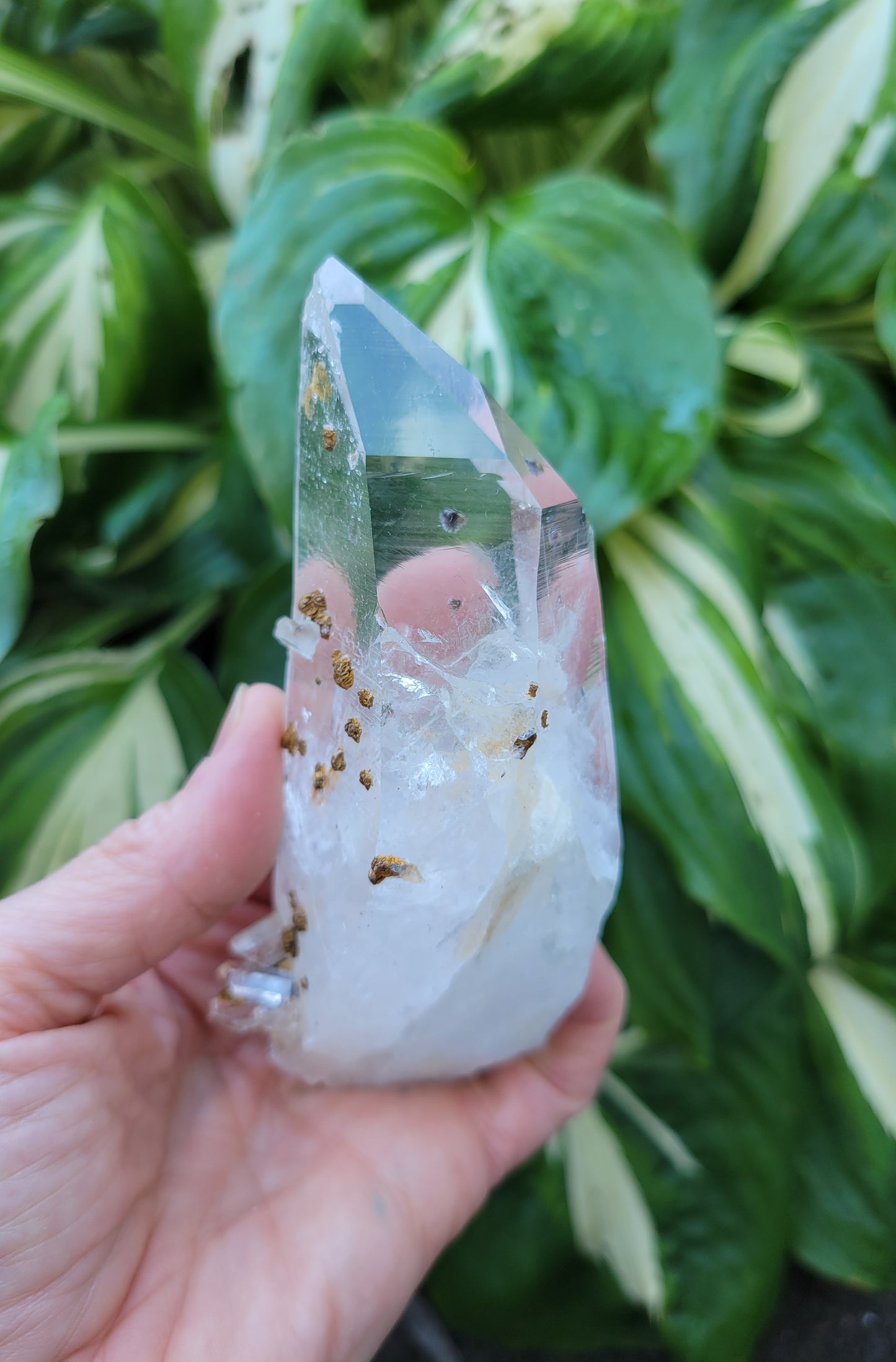 Quartz with Limonite from Santander, Colombia