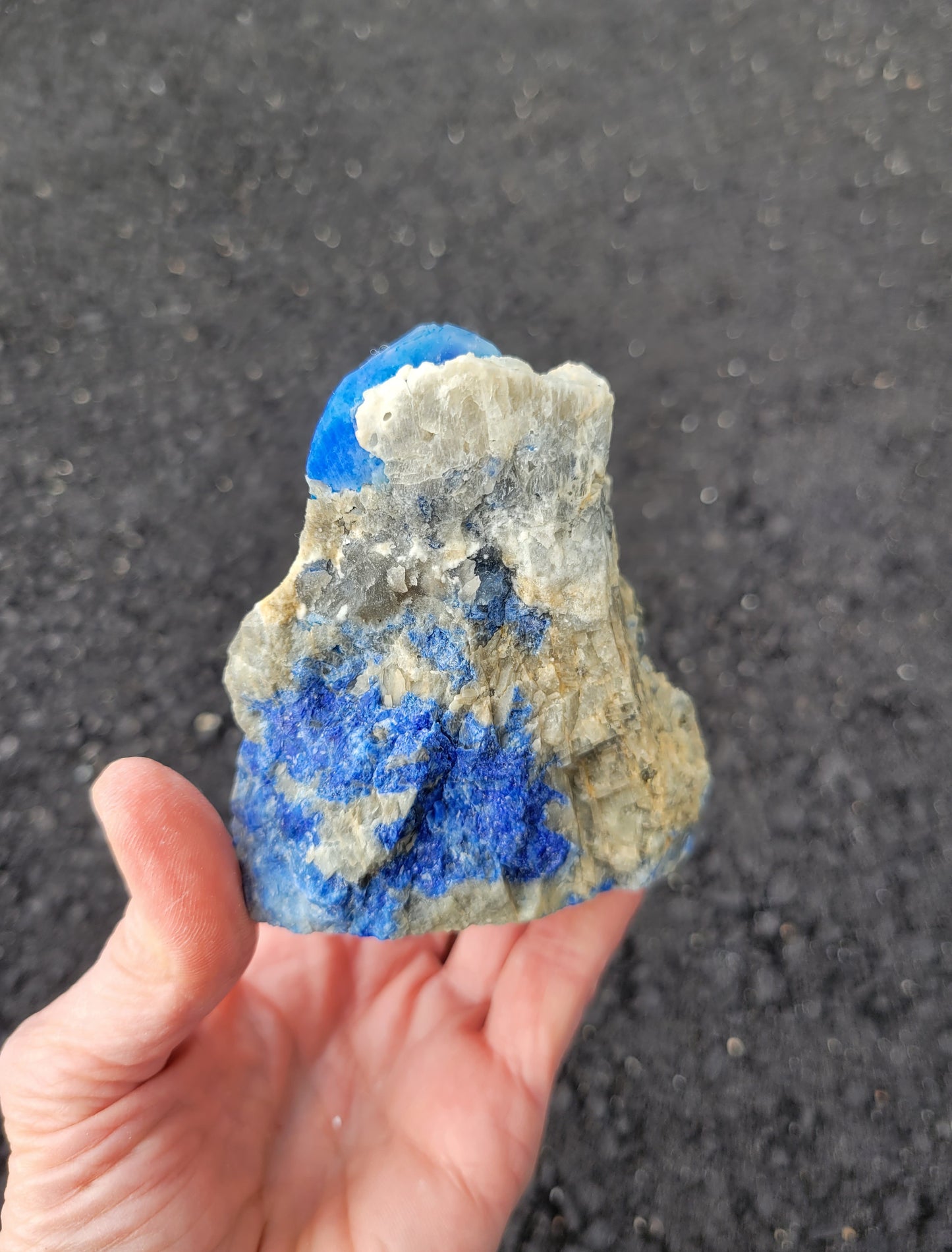 Afghanite, Lazulite, and Pyrite from Pakistan