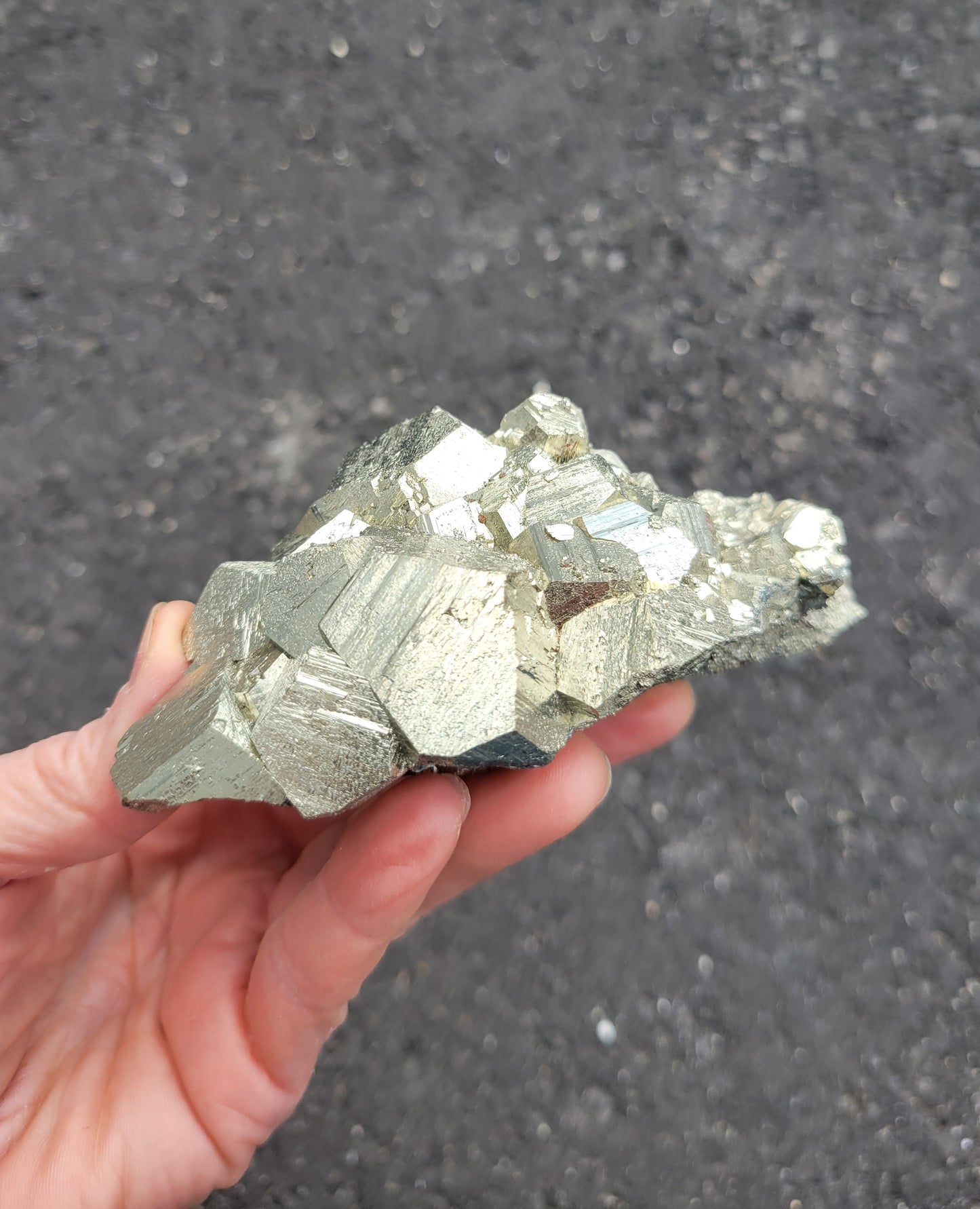 Pyrite from Huanzala Mine, Bolognesi Province, Ancash Department, Peru