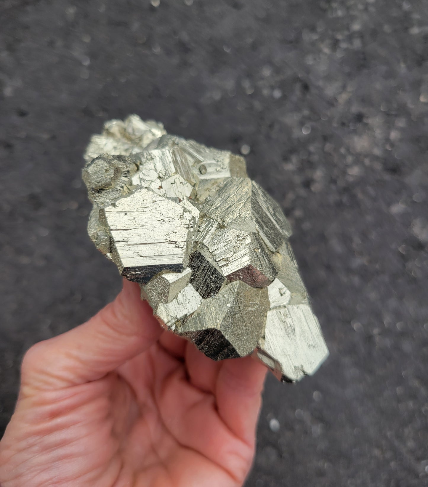 Pyrite from Huanzala Mine, Bolognesi Province, Ancash Department, Peru