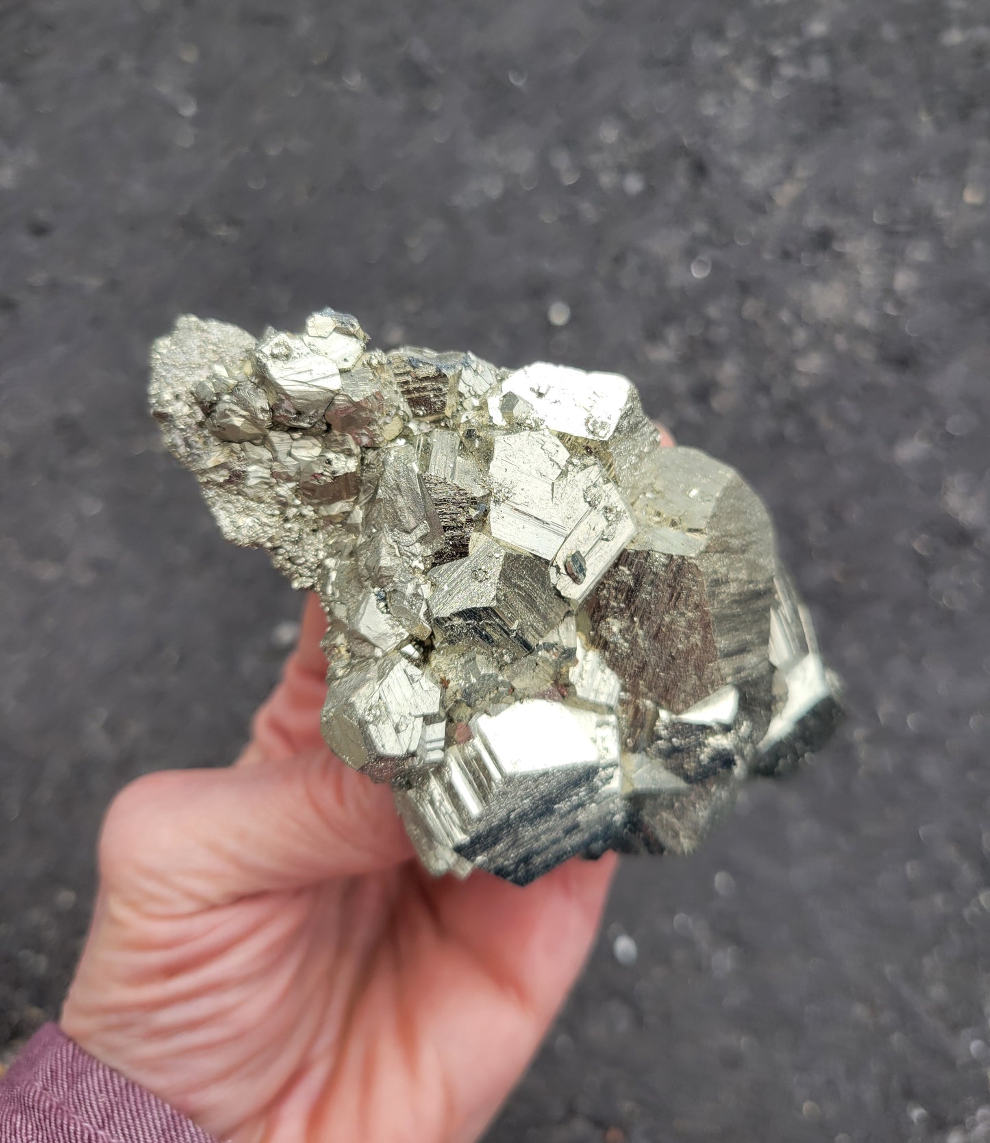 Pyrite from Huanzala Mine, Bolognesi Province, Ancash Department, Peru