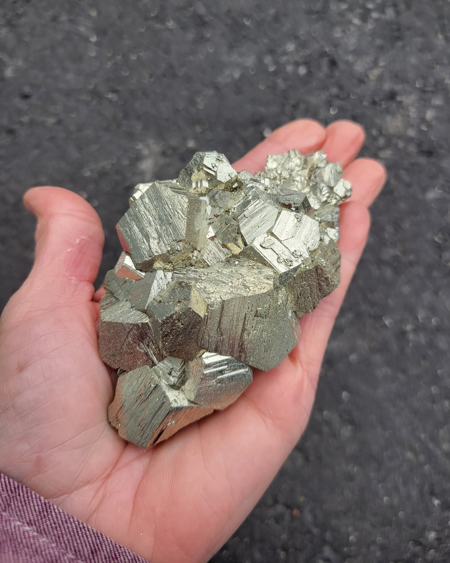 Pyrite from Huanzala Mine, Bolognesi Province, Ancash Department, Peru