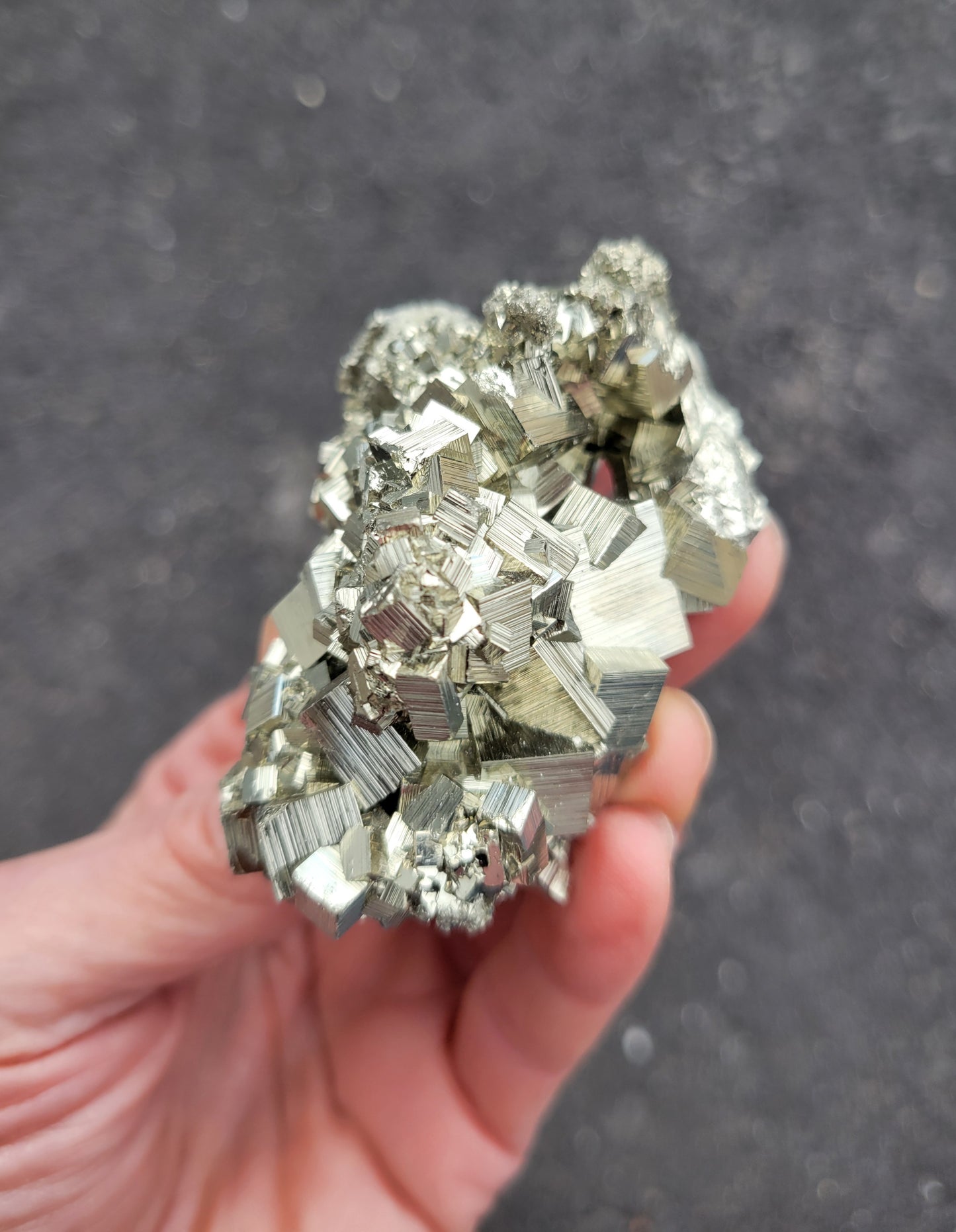 Pyrite from Huanzala Mine, Bolognesi Province, Ancash Department, Peru