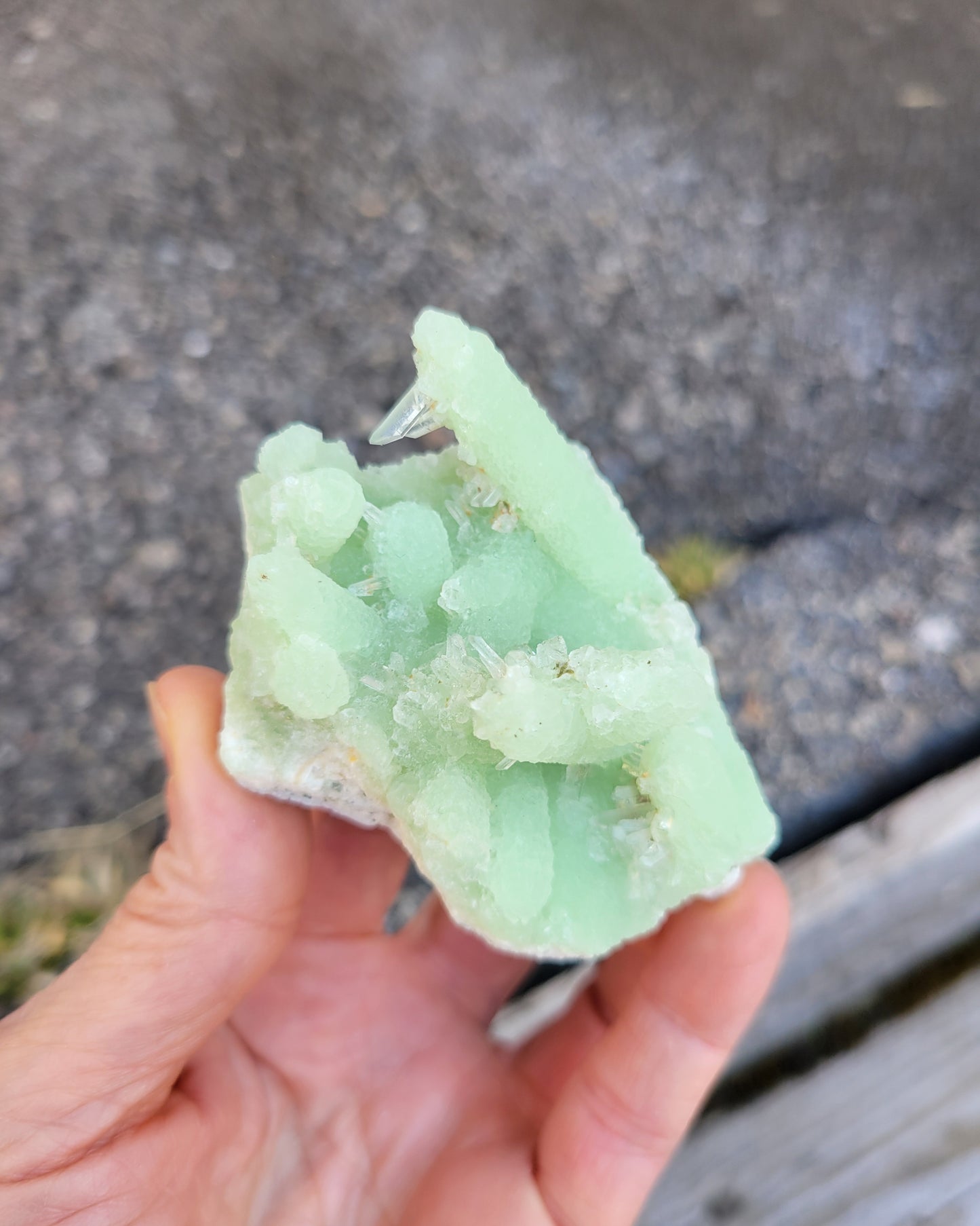 Prehnite with Quartz from Kharan, Baluchistan, Pakistan