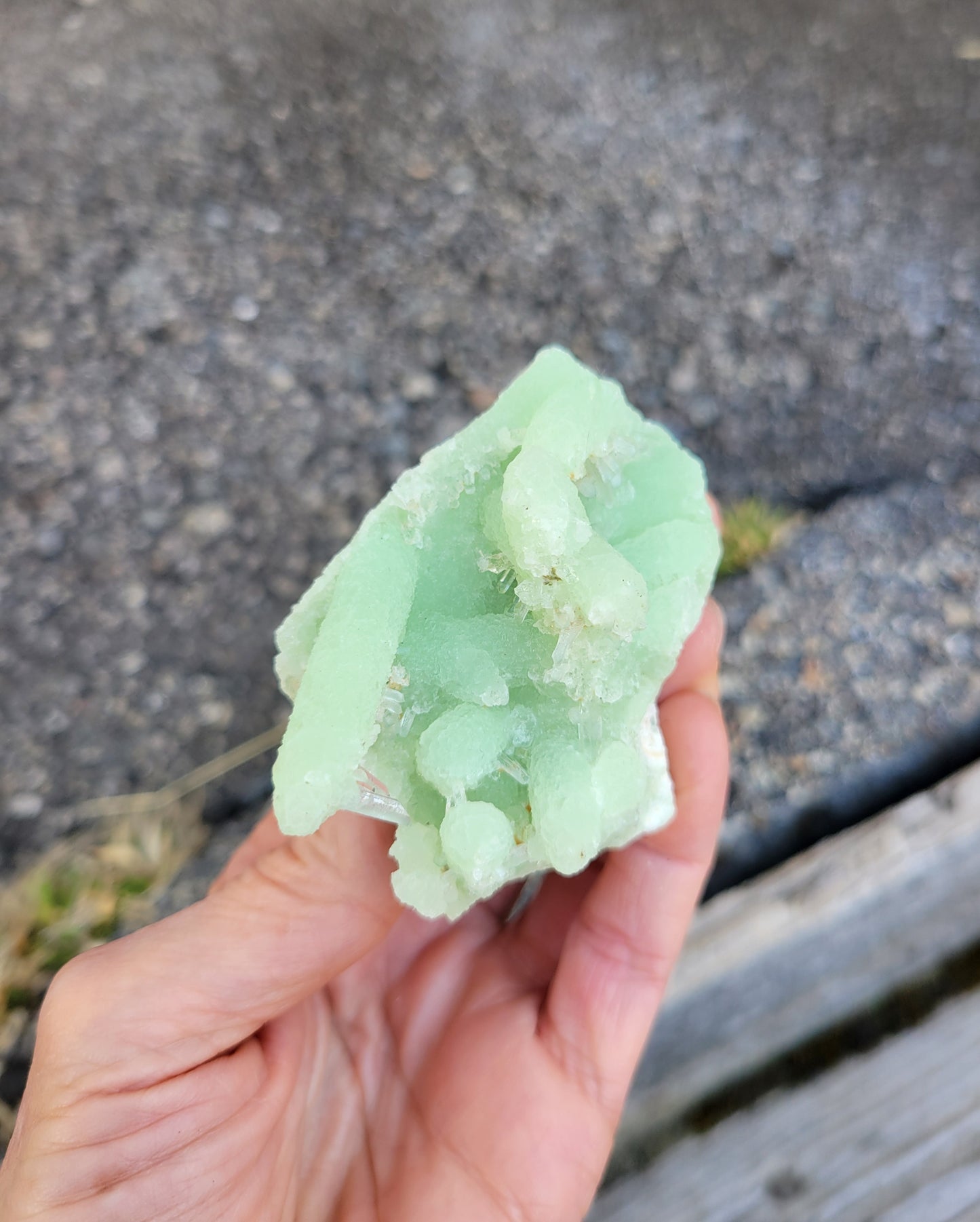 Prehnite with Quartz from Kharan, Baluchistan, Pakistan