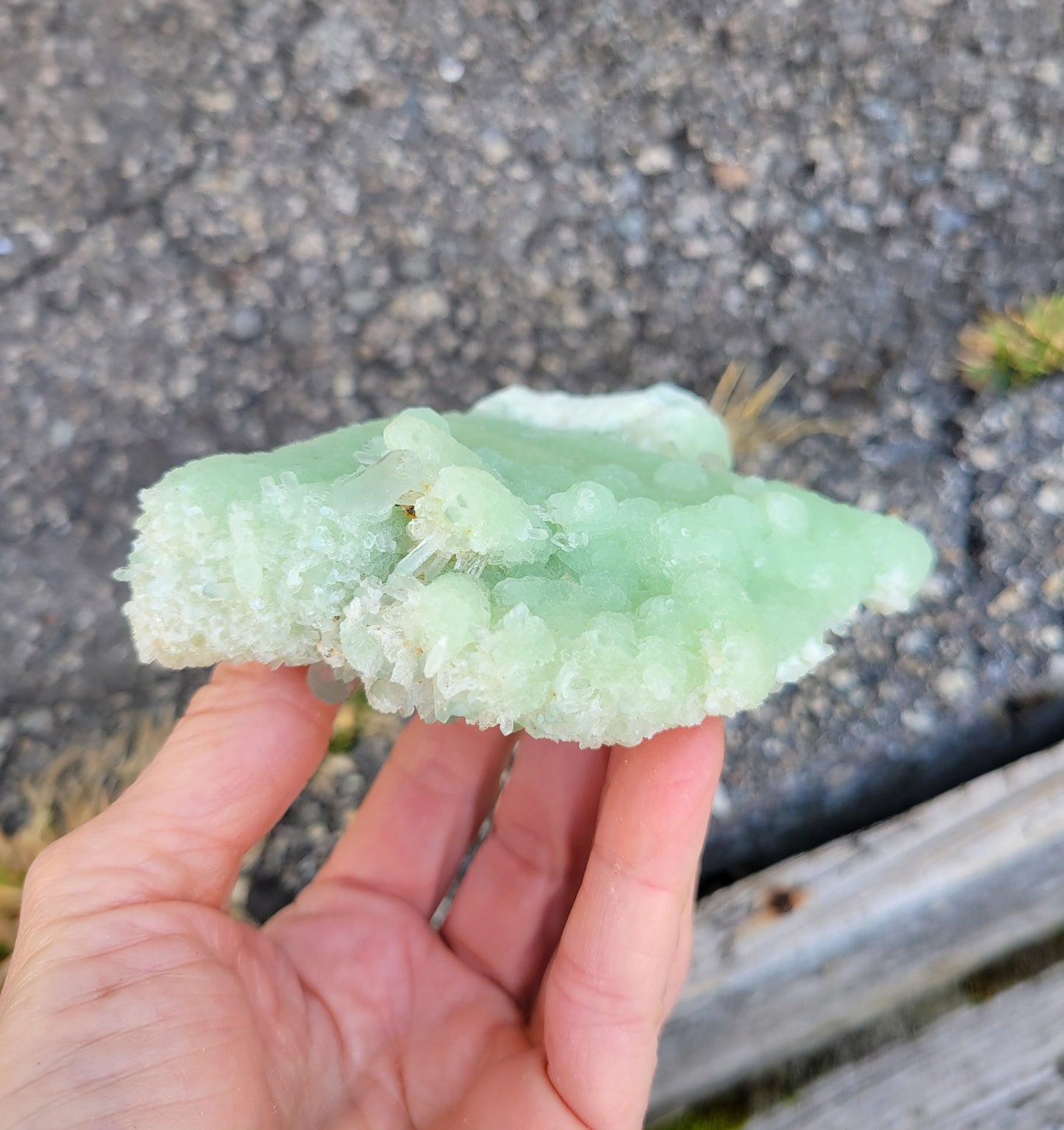 Prehnite with Quartz from Kharan, Baluchistan, Pakistan