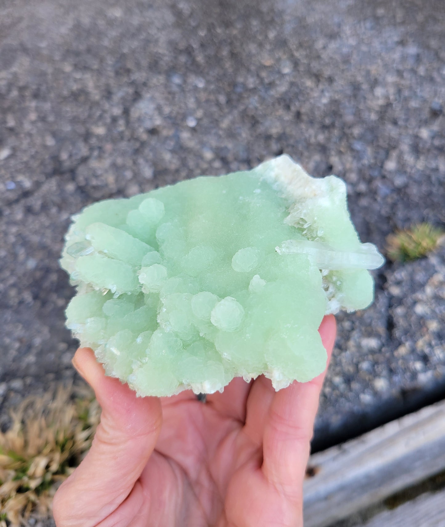 Prehnite with Quartz from Kharan, Baluchistan, Pakistan