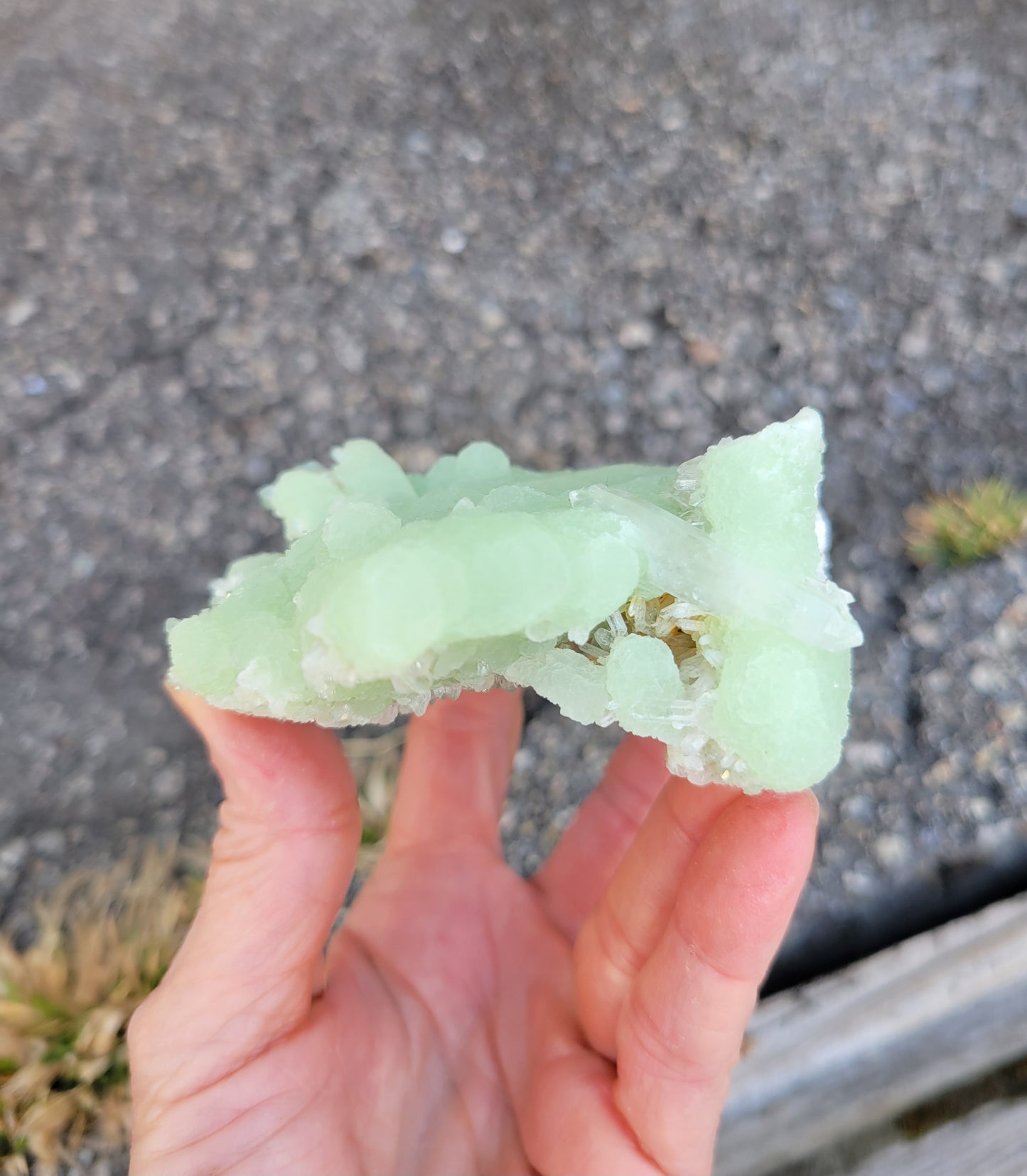 Prehnite with Quartz from Kharan, Baluchistan, Pakistan