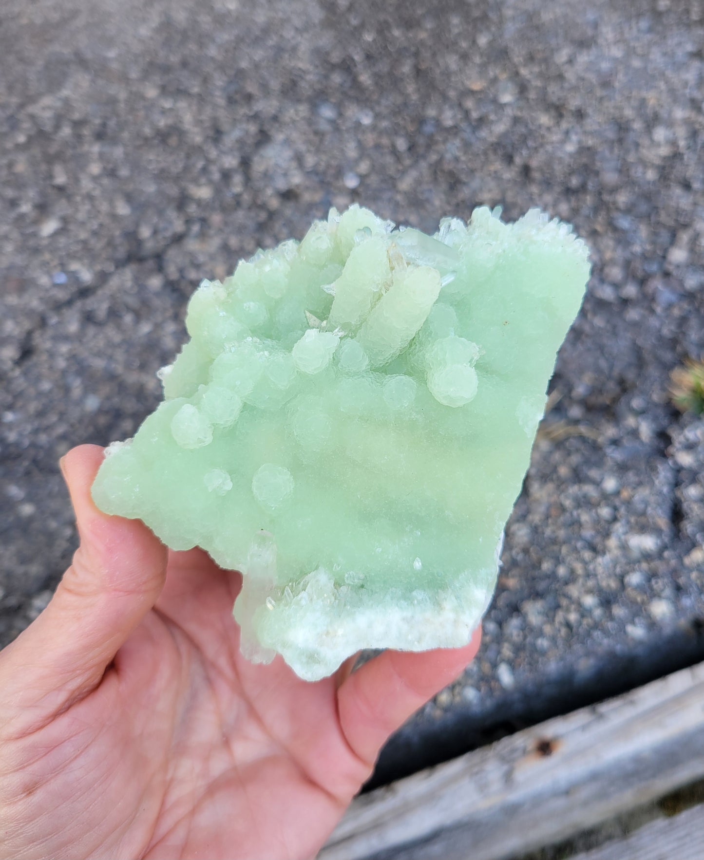 Prehnite with Quartz from Kharan, Baluchistan, Pakistan