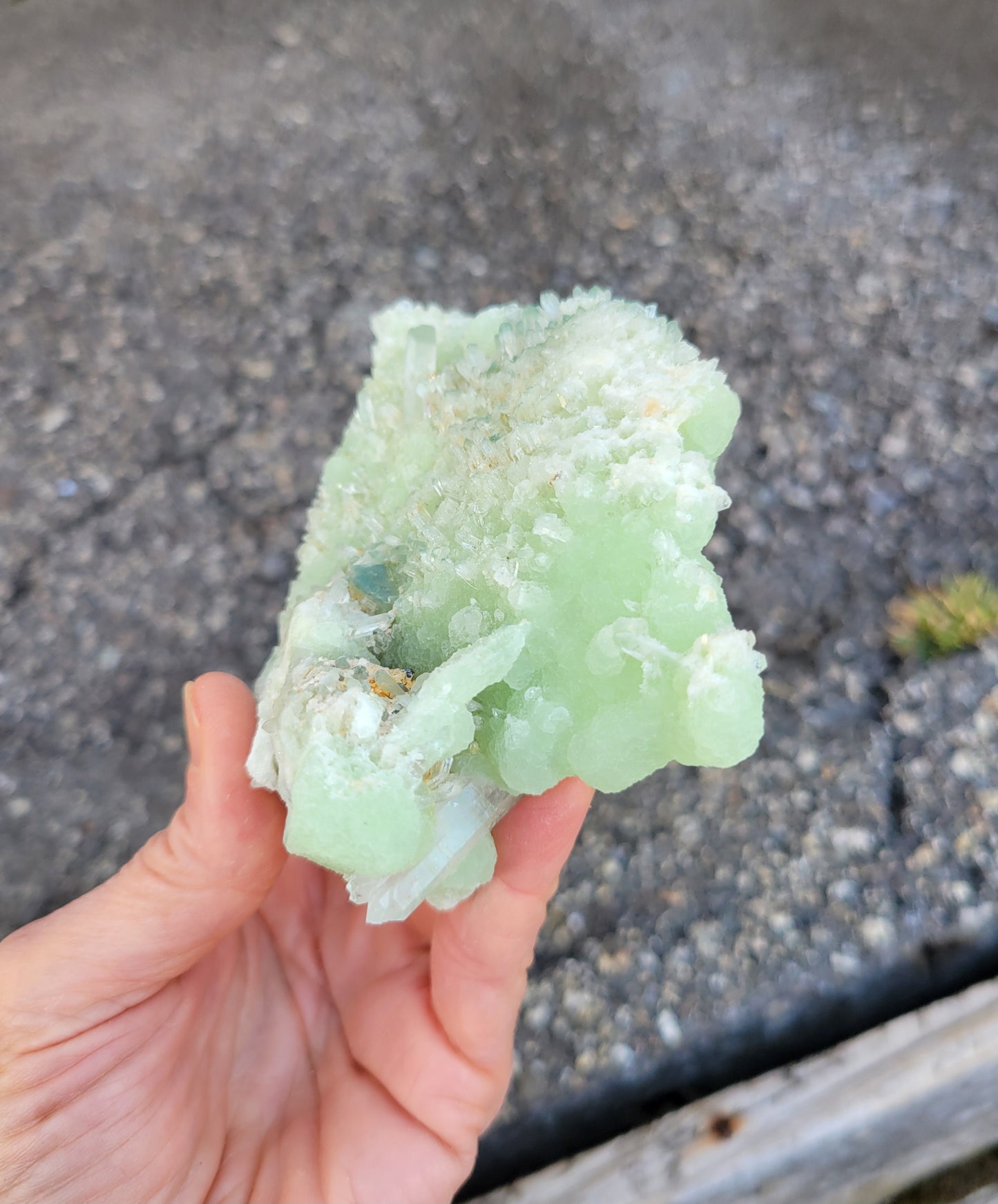 Prehnite with Quartz from Kharan, Baluchistan, Pakistan