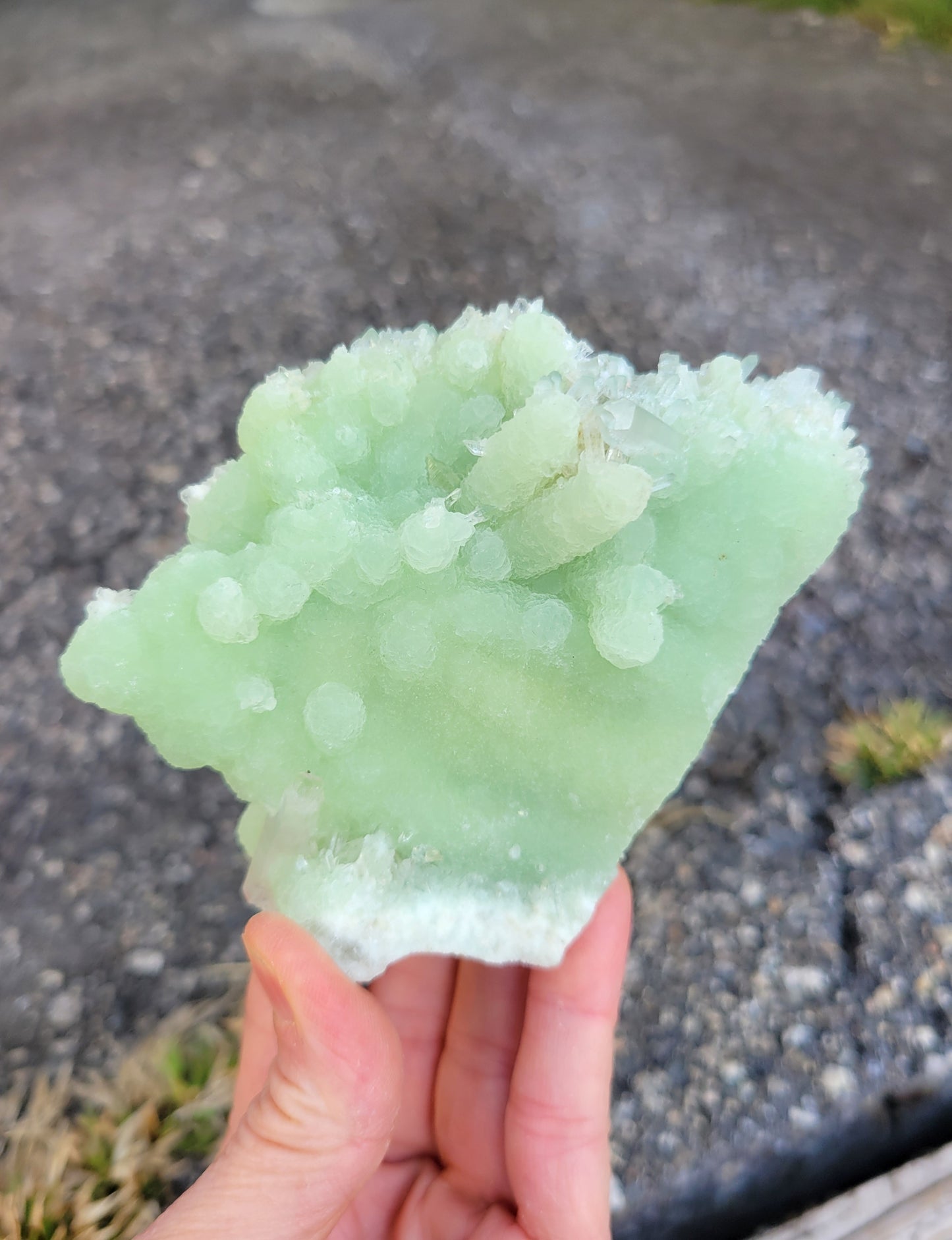 Prehnite with Quartz from Kharan, Baluchistan, Pakistan