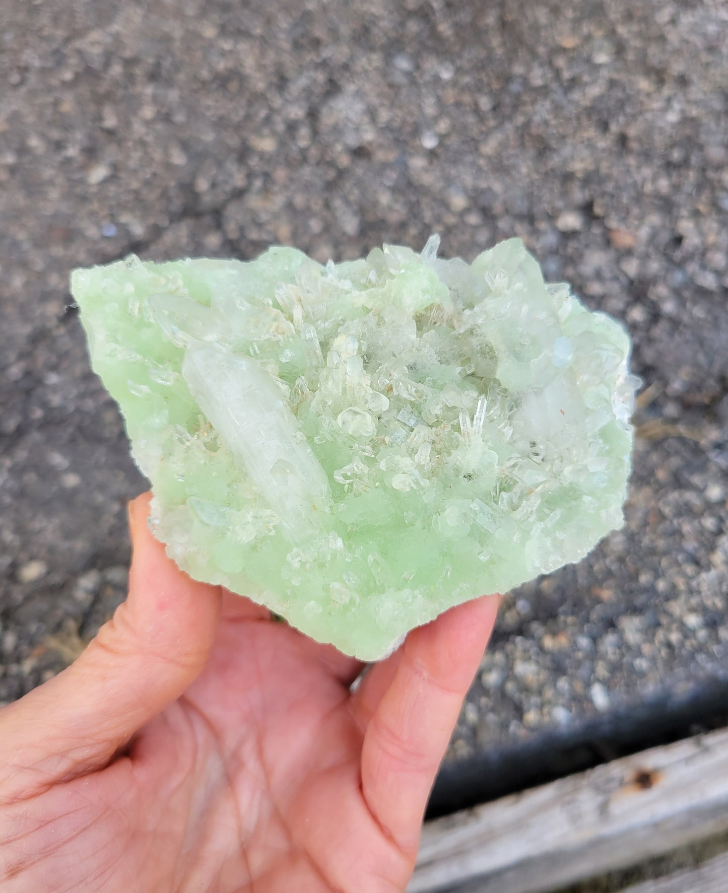 Prehnite with Quartz from Kharan, Baluchistan, Pakistan